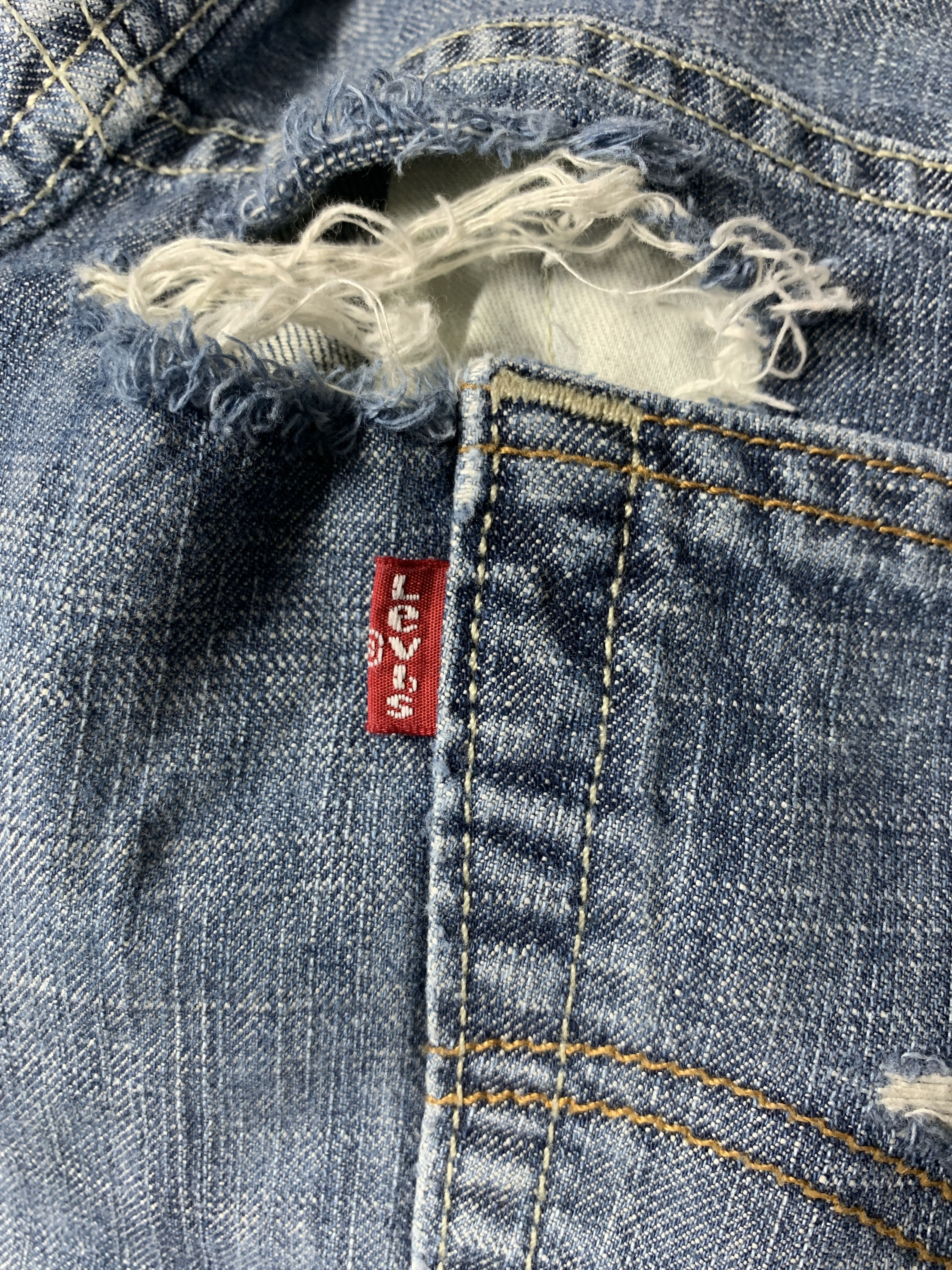 Levi's × Vintage Vintage LEVI'S 569 Distressed Faded Mid Wash Jeans Size US 36 / EU 52 - 8 Thumbnail
