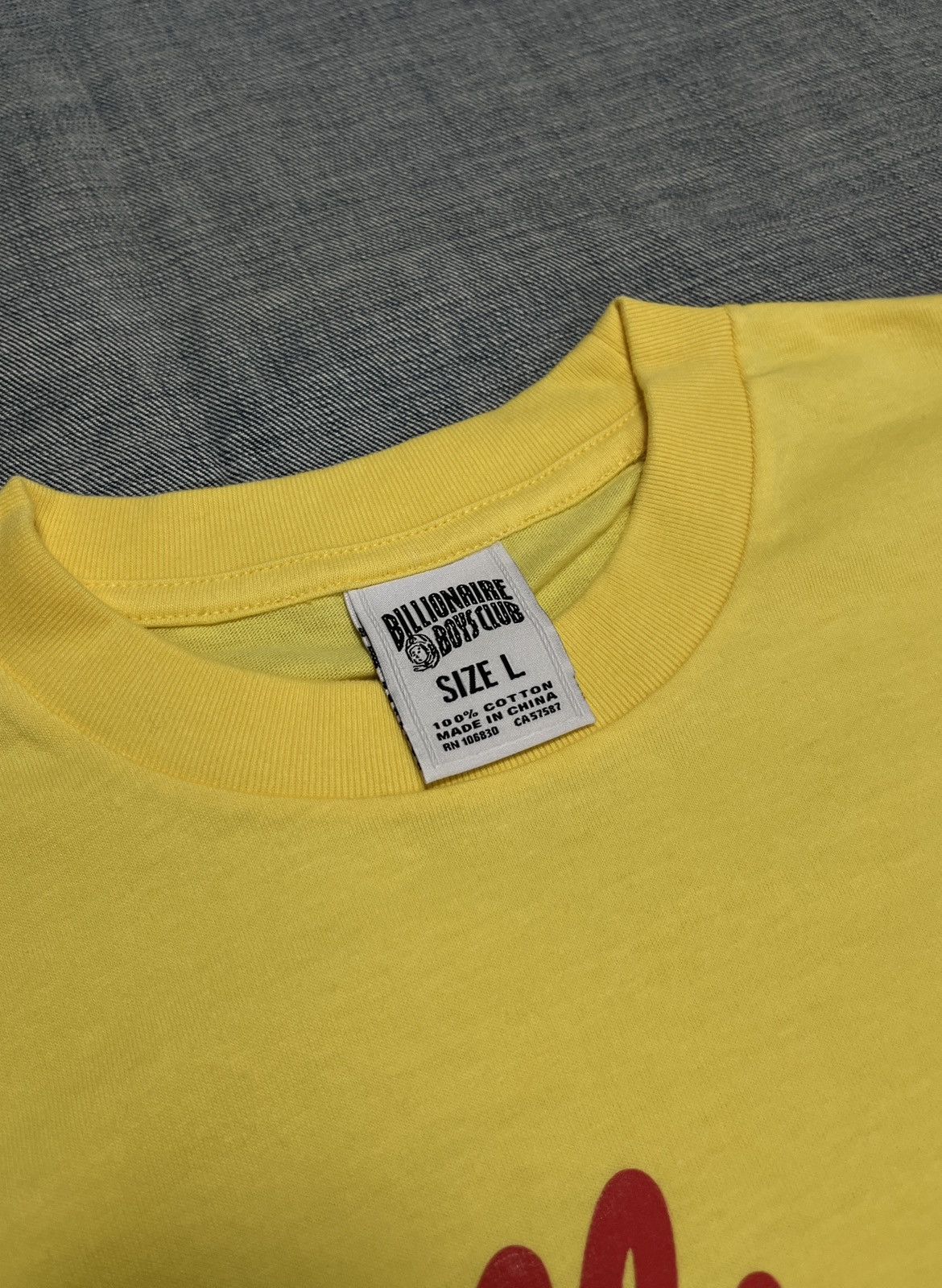 Billionaire Boys Club Billionaire Boys Club BBC Flip Script T-Shirt Yellow Size US L / EU 52-54 / 3 - 4 Thumbnail