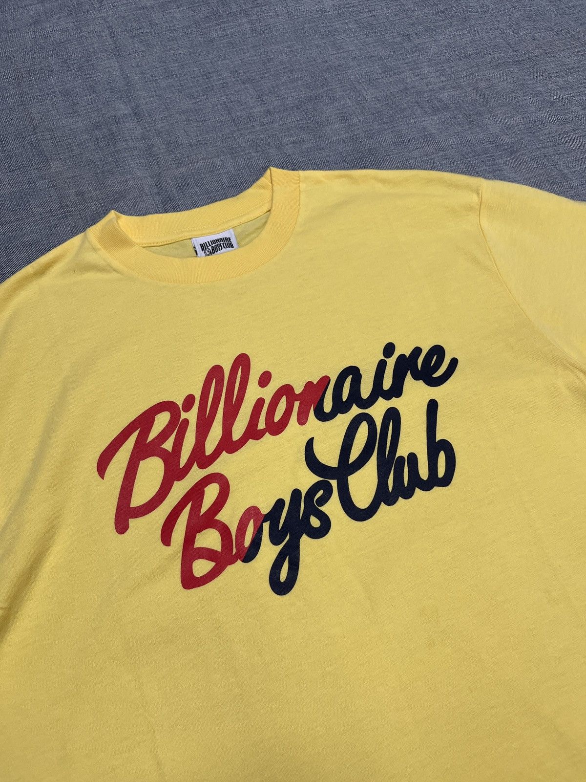 Billionaire Boys Club Billionaire Boys Club BBC Flip Script T-Shirt Yellow Size US L / EU 52-54 / 3 - 2 Thumbnail