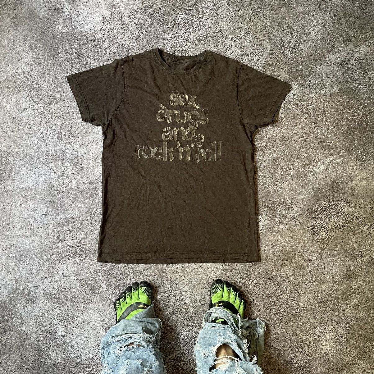 Vintage Vintage Y2K Sun Faded Graphic Tee Punk Skate Streetwear M Size US M / EU 48-50 / 2 - 1 Thumbnail