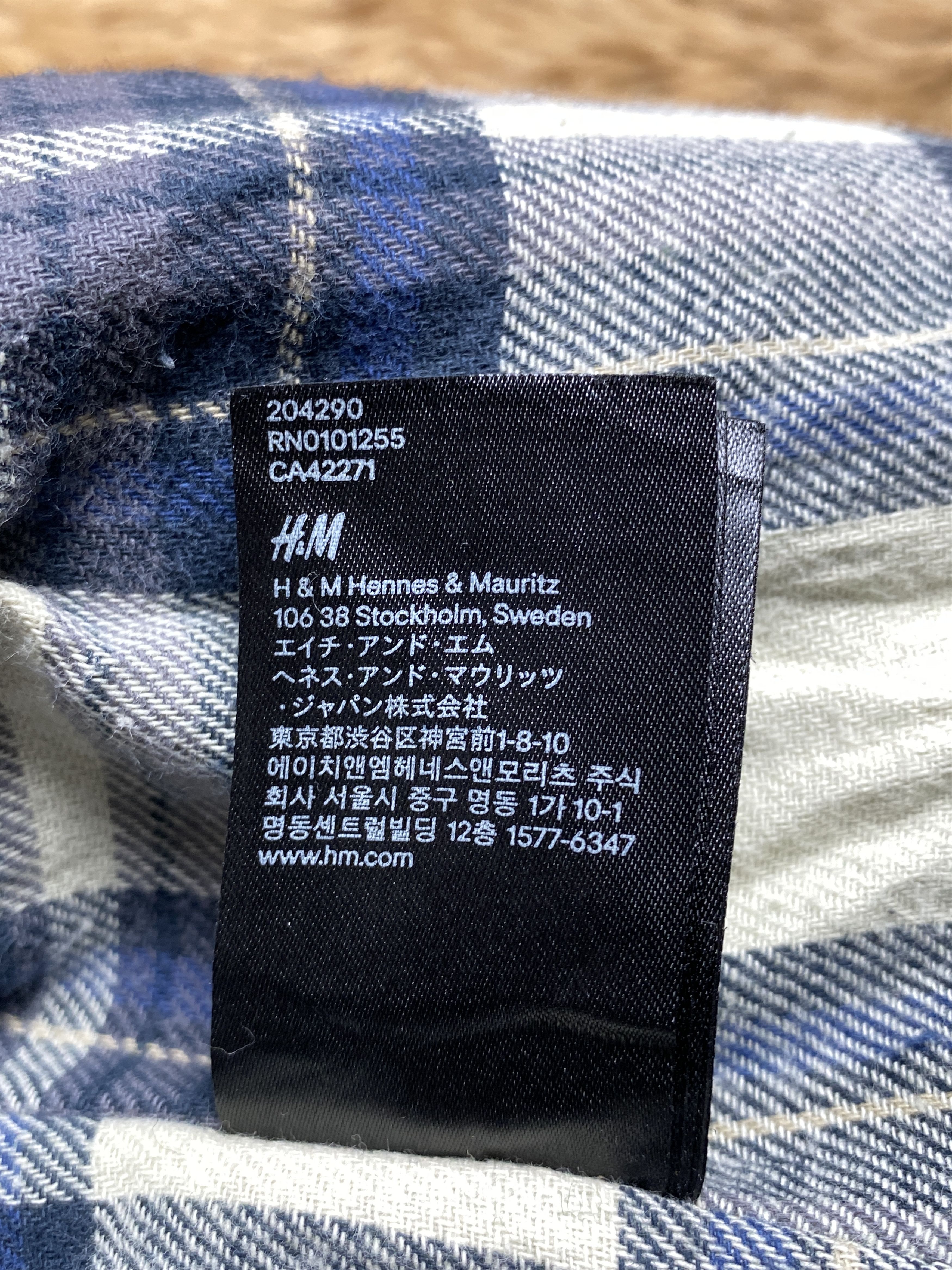 H&M H&M Flannel Lining Varsity Jacket J1651 Size US S / EU 44-46 / 1 - 7 Thumbnail