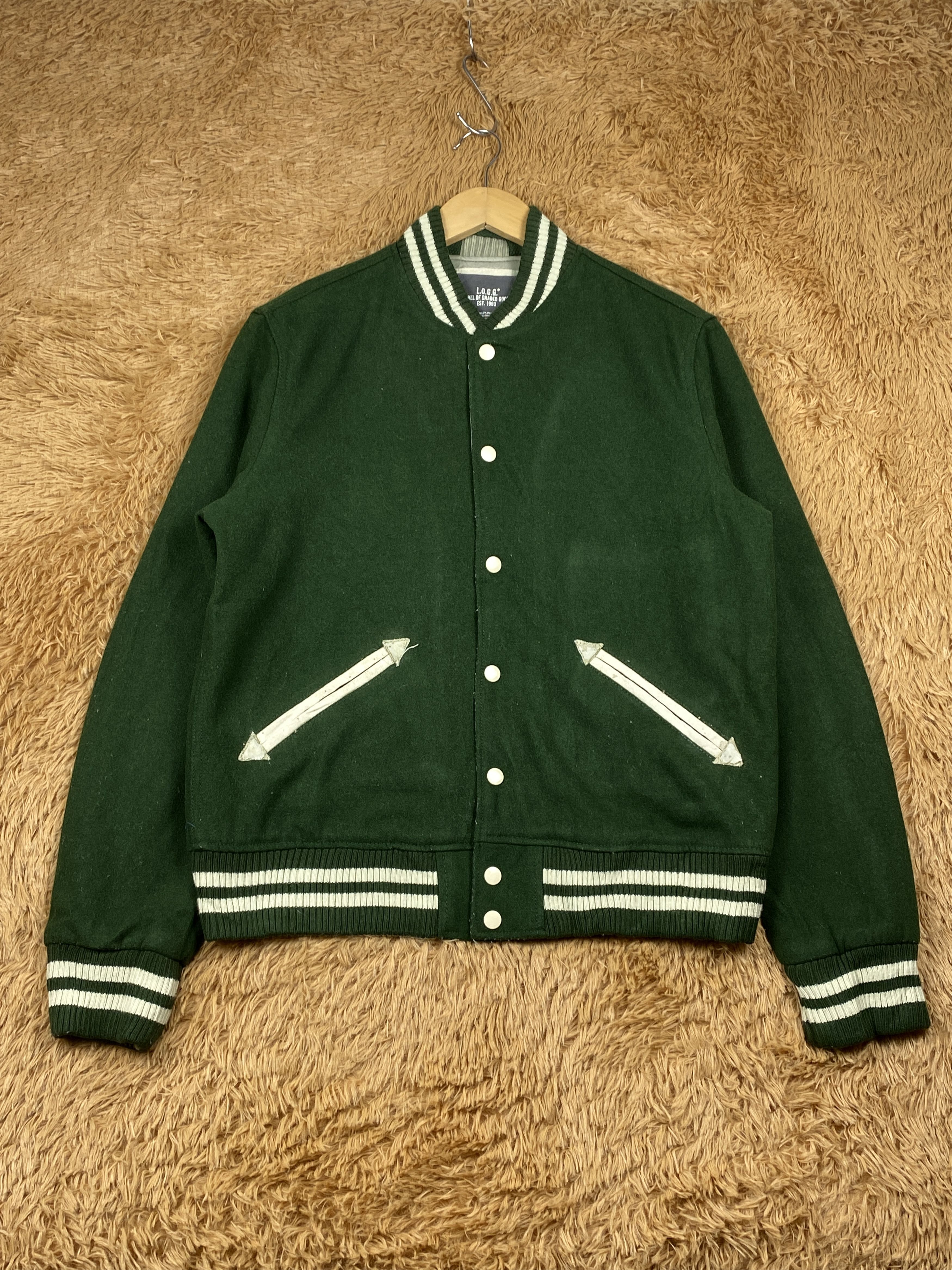 H&M H&M Flannel Lining Varsity Jacket J1651 Size US S / EU 44-46 / 1 - 1 Thumbnail