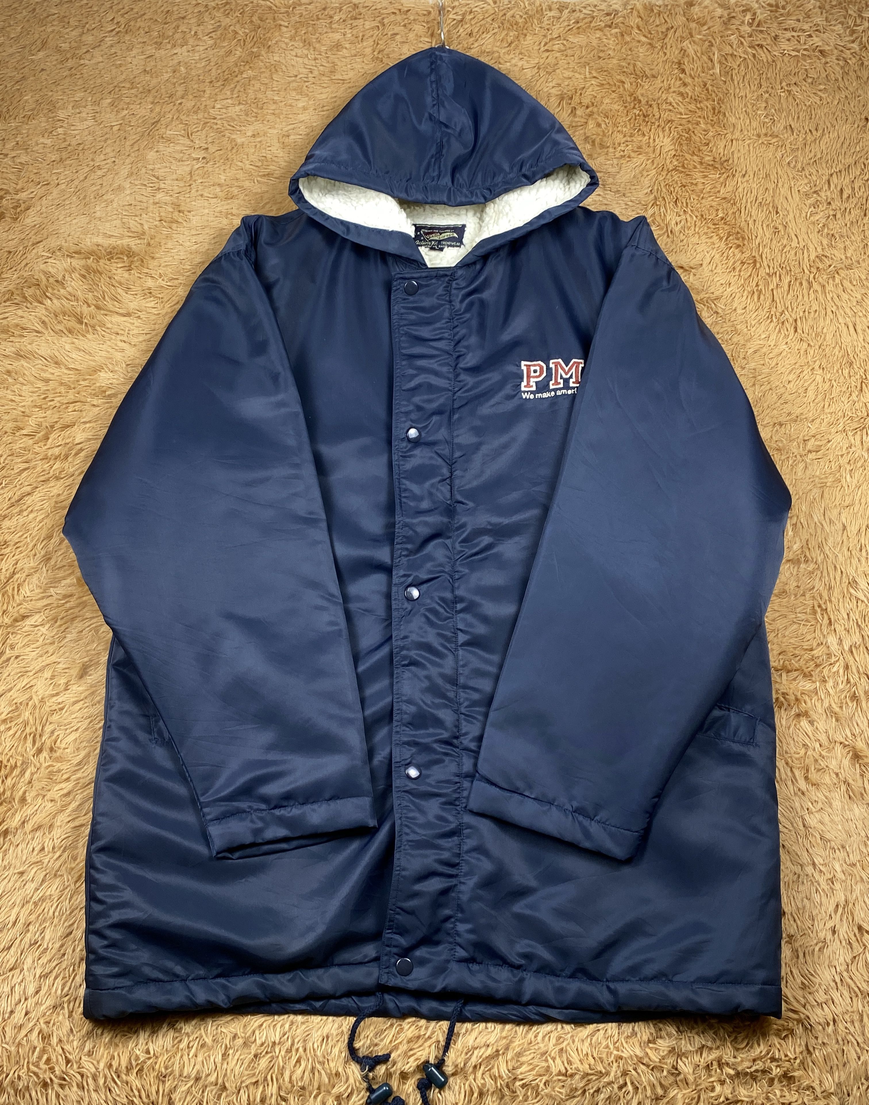 Vintage Vintage Virgin Voyage Big Logo Sherpa Lining Jacket J1652 Size US L / EU 52-54 / 3 - 5 Thumbnail