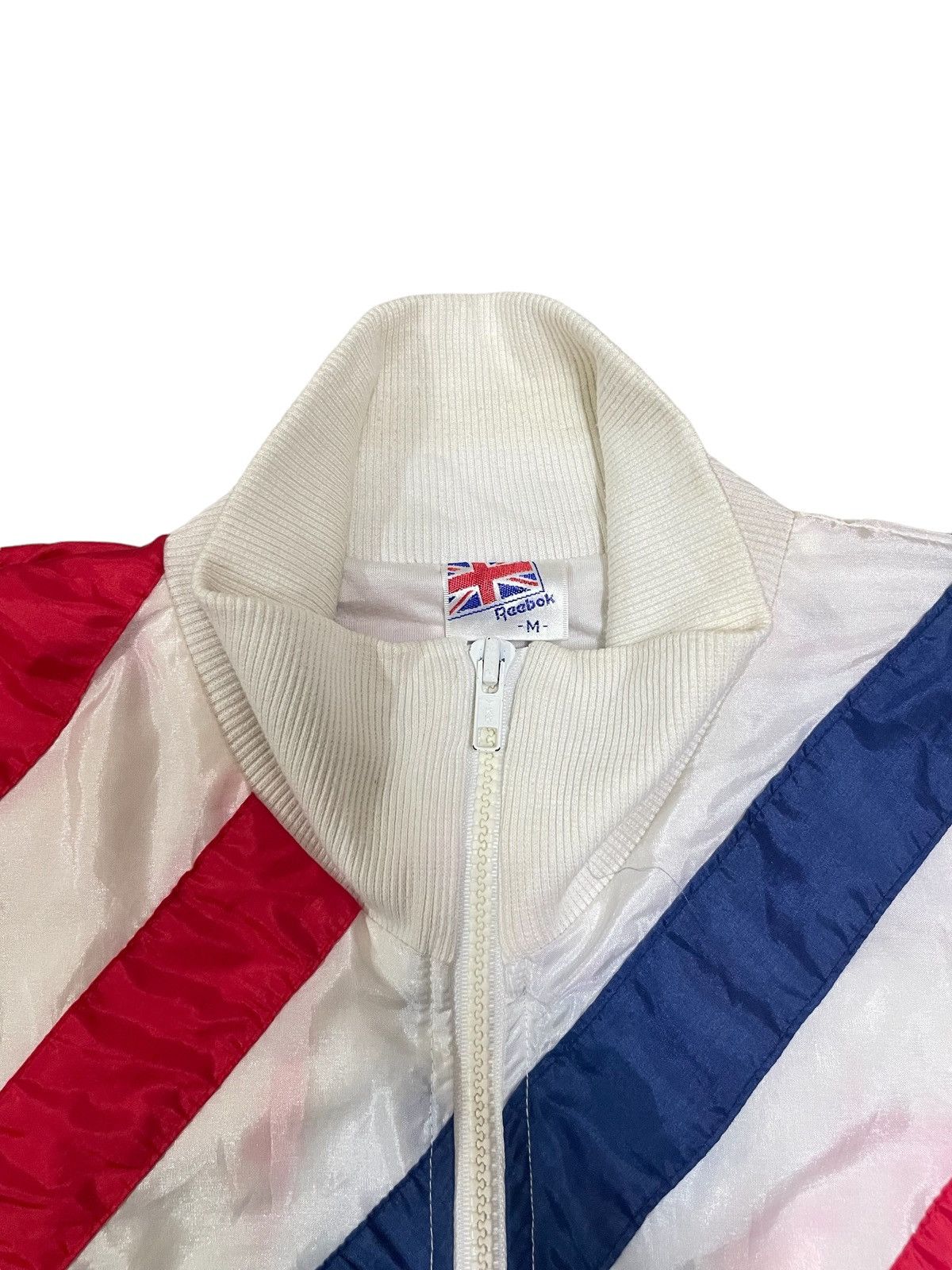 Reebok Vintage 80/90s Reebok Americana Retro Stripe Jacket Size US M / EU 48-50 / 2 - 11 Thumbnail