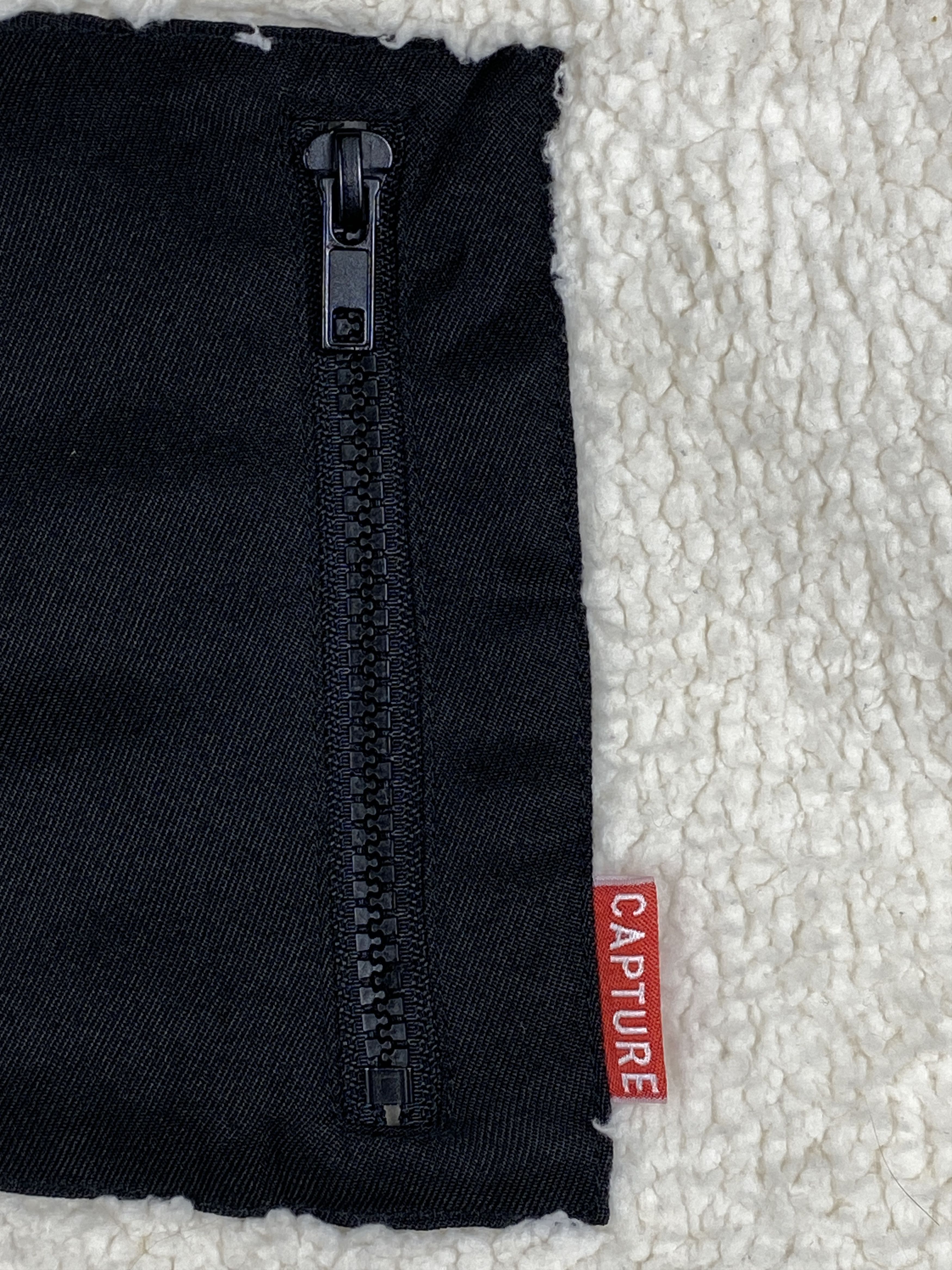 Japanese Brand Vintage Capture Hoodie Sherpa Zip Up Jacket J1653 Size US M / EU 48-50 / 2 - 4 Thumbnail