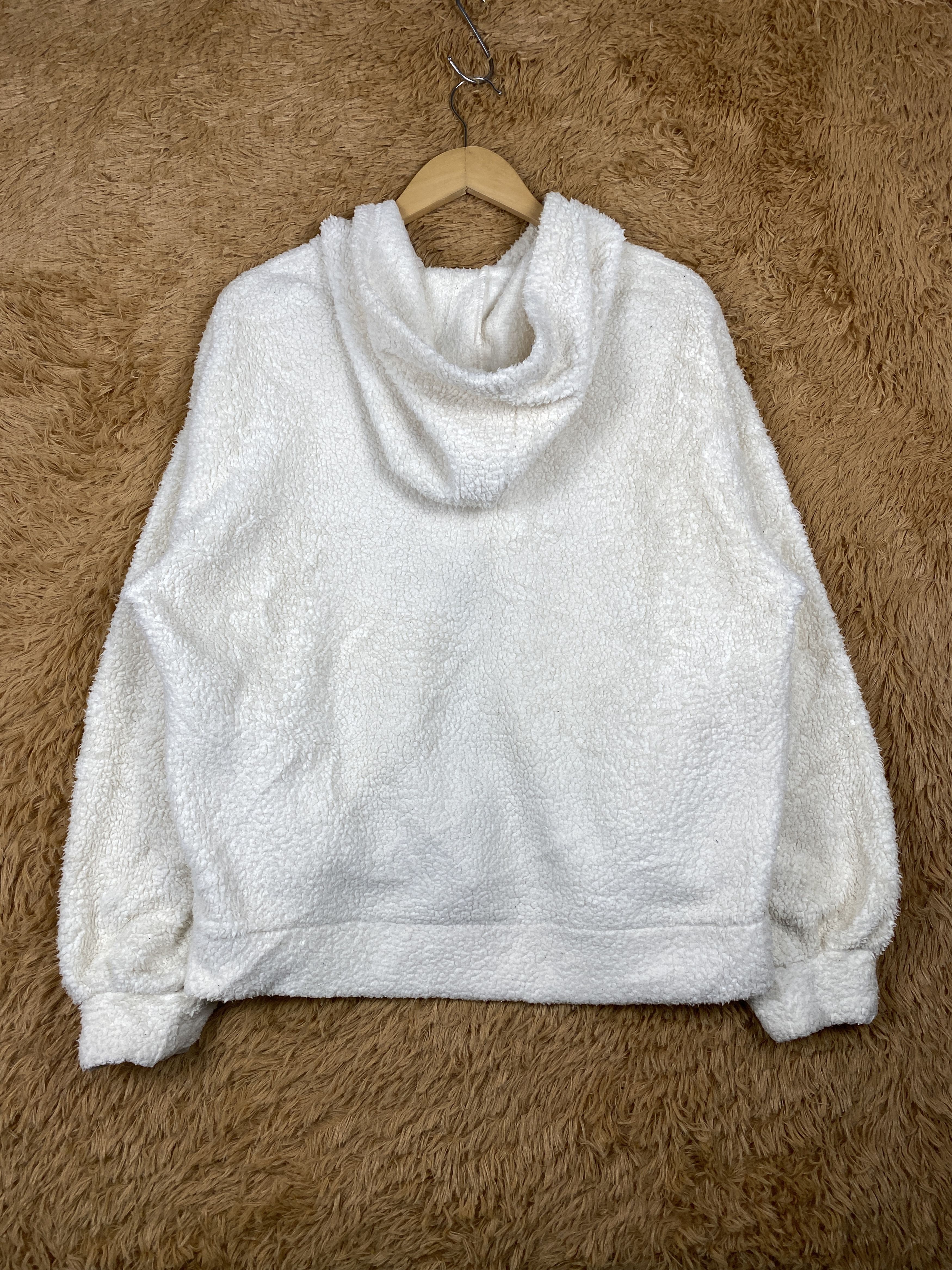 Japanese Brand Vintage Capture Hoodie Sherpa Zip Up Jacket J1653 Size US M / EU 48-50 / 2 - 5 Thumbnail