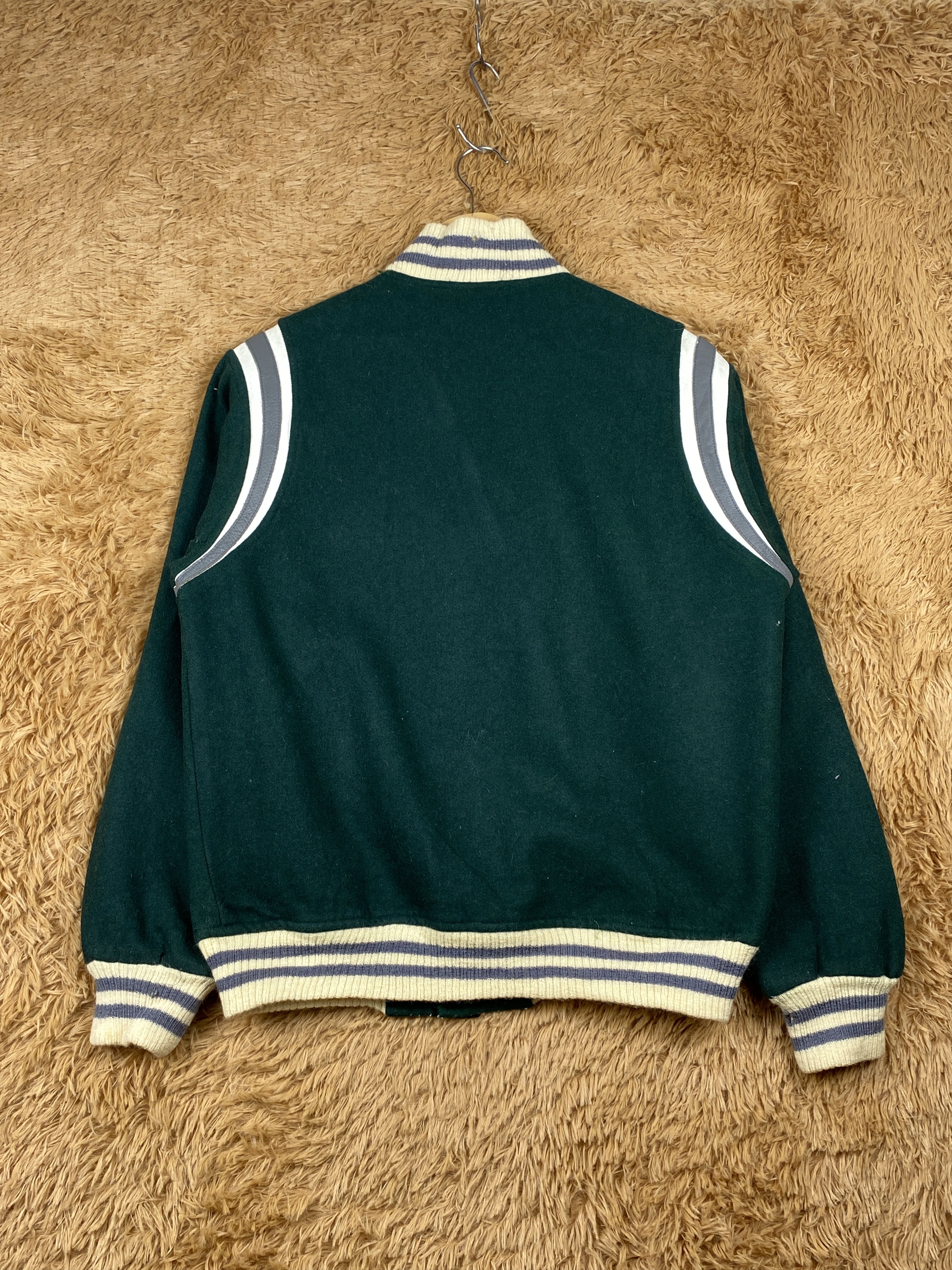 Japanese Brand Vintage QB Club Button Up Varsity Jacket J1654 Size US S / EU 44-46 / 1 - 5 Thumbnail