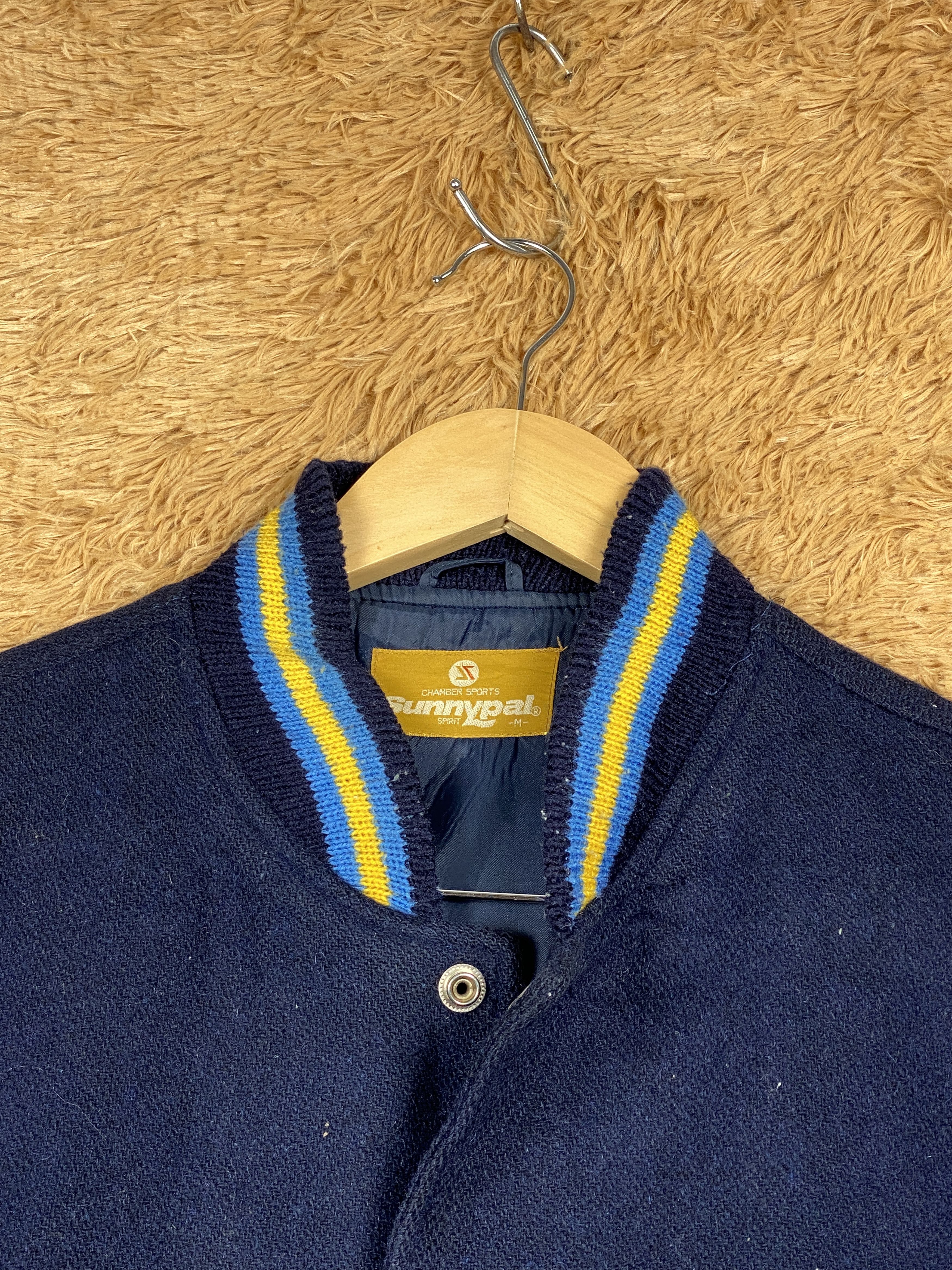 Japanese Brand Vintage Sunnypal Button Up Varsity Jacket J1655 Size US S / EU 44-46 / 1 - 3 Thumbnail