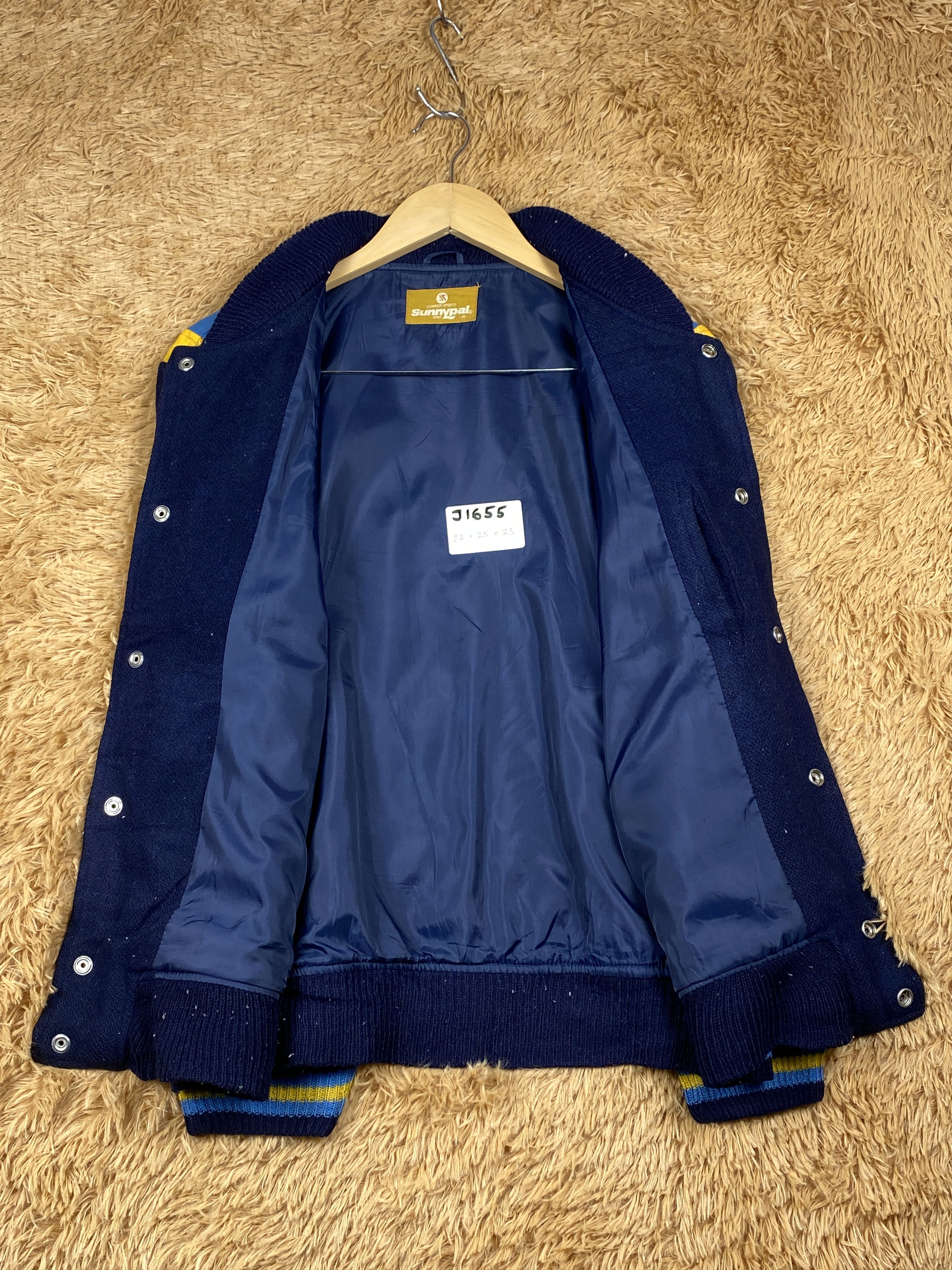 Japanese Brand Vintage Sunnypal Button Up Varsity Jacket J1655 Size US S / EU 44-46 / 1 - 6 Thumbnail