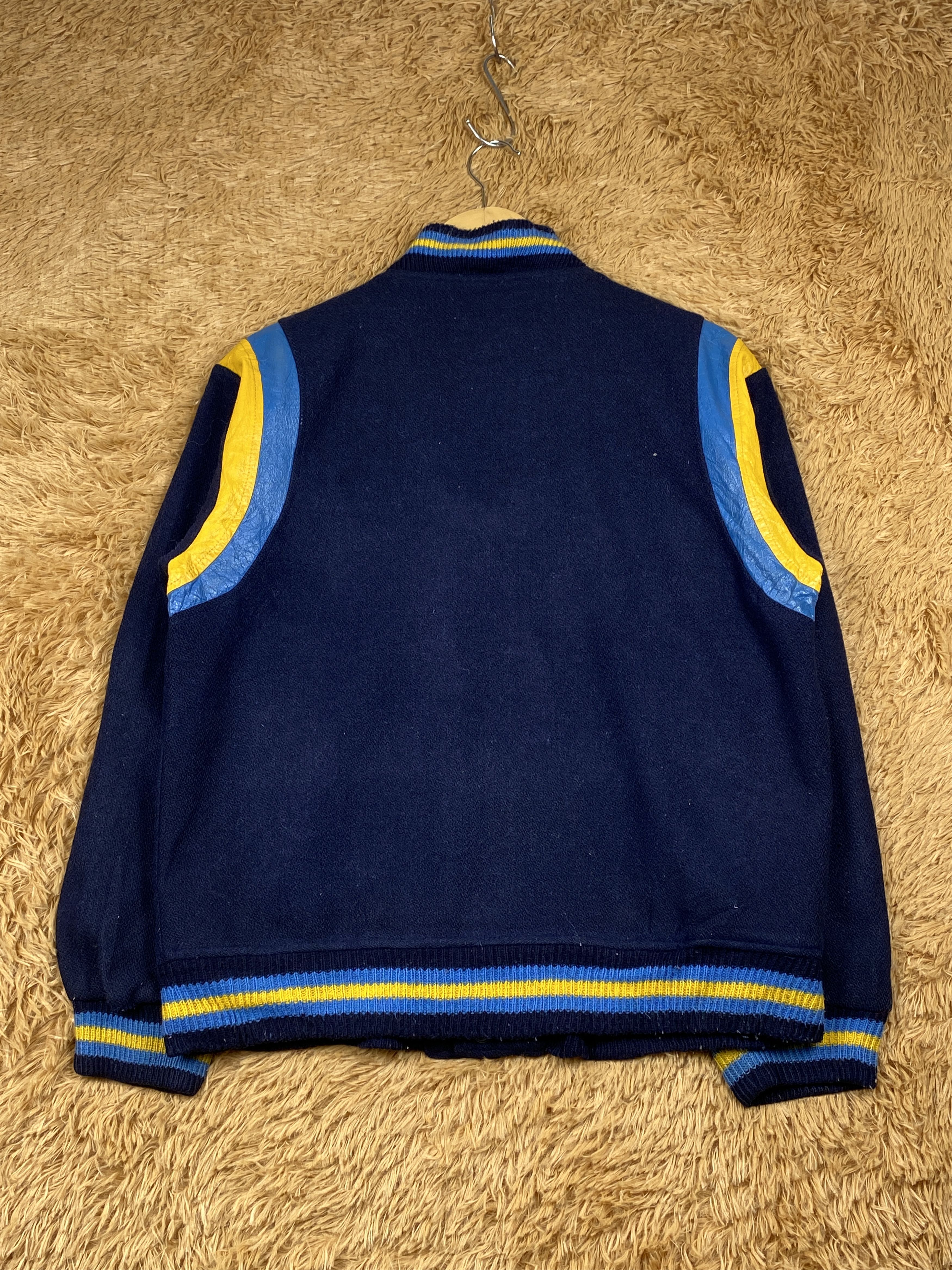 Japanese Brand Vintage Sunnypal Button Up Varsity Jacket J1655 Size US S / EU 44-46 / 1 - 5 Thumbnail