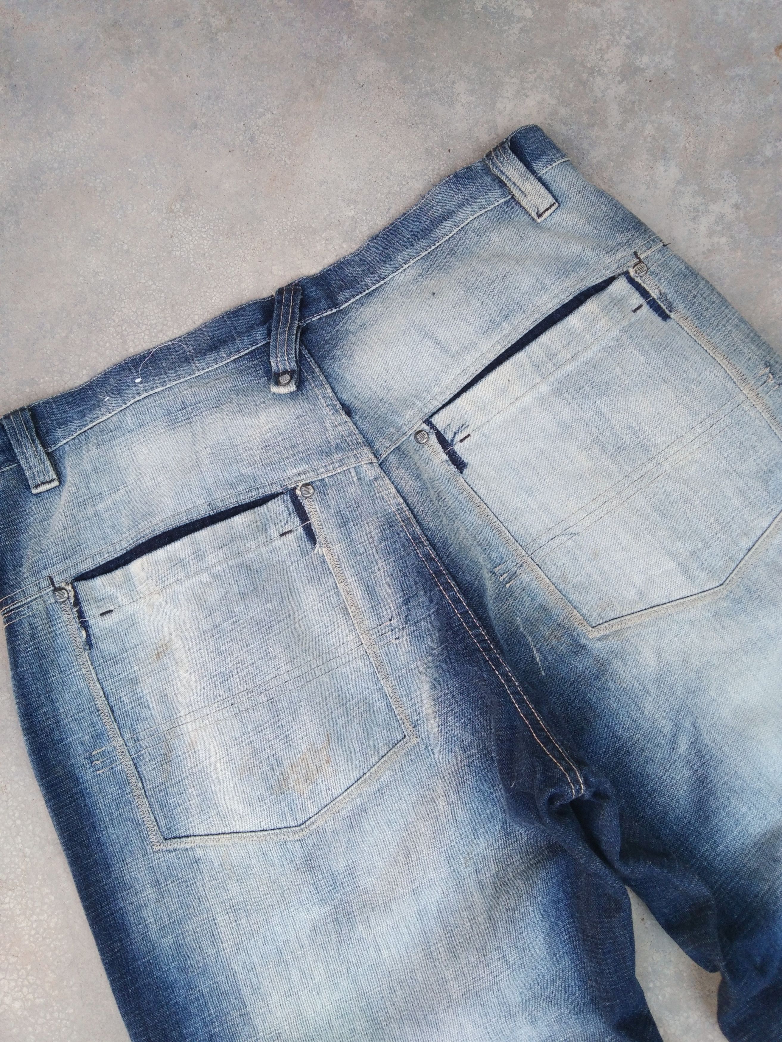 Japanese Brand × Vintage Vintage Y2k Stonewashed Lot29 Baggy Jeans 36x34 Size US 36 / EU 52 - 3 Thumbnail