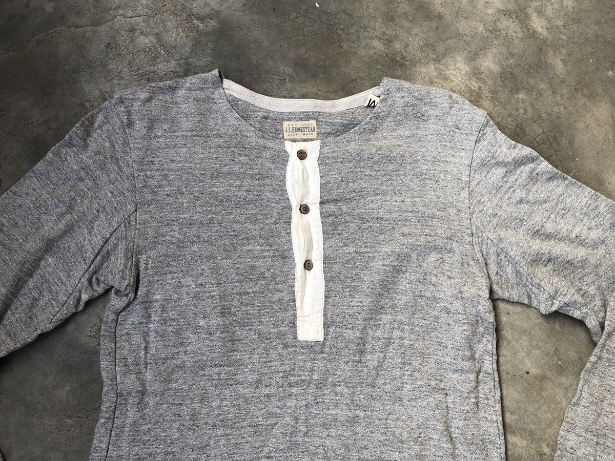 J.S. Homestead J.S HOMESTEAD JOURNAL STANDARD HENLEY NECK LS T SHIRT Size US S / EU 44-46 / 1 - 2 Thumbnail