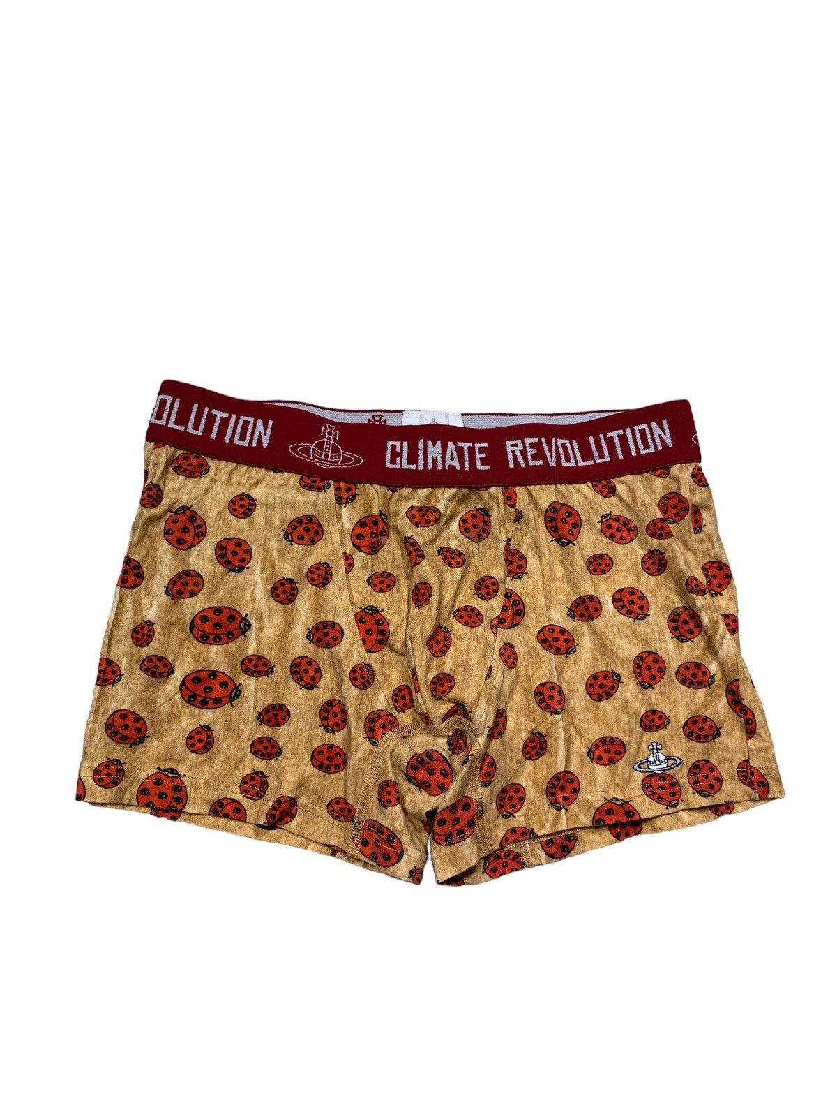 image of Vintage Vivienne Westwood Bugs Underwear Boxer in Red, Men's