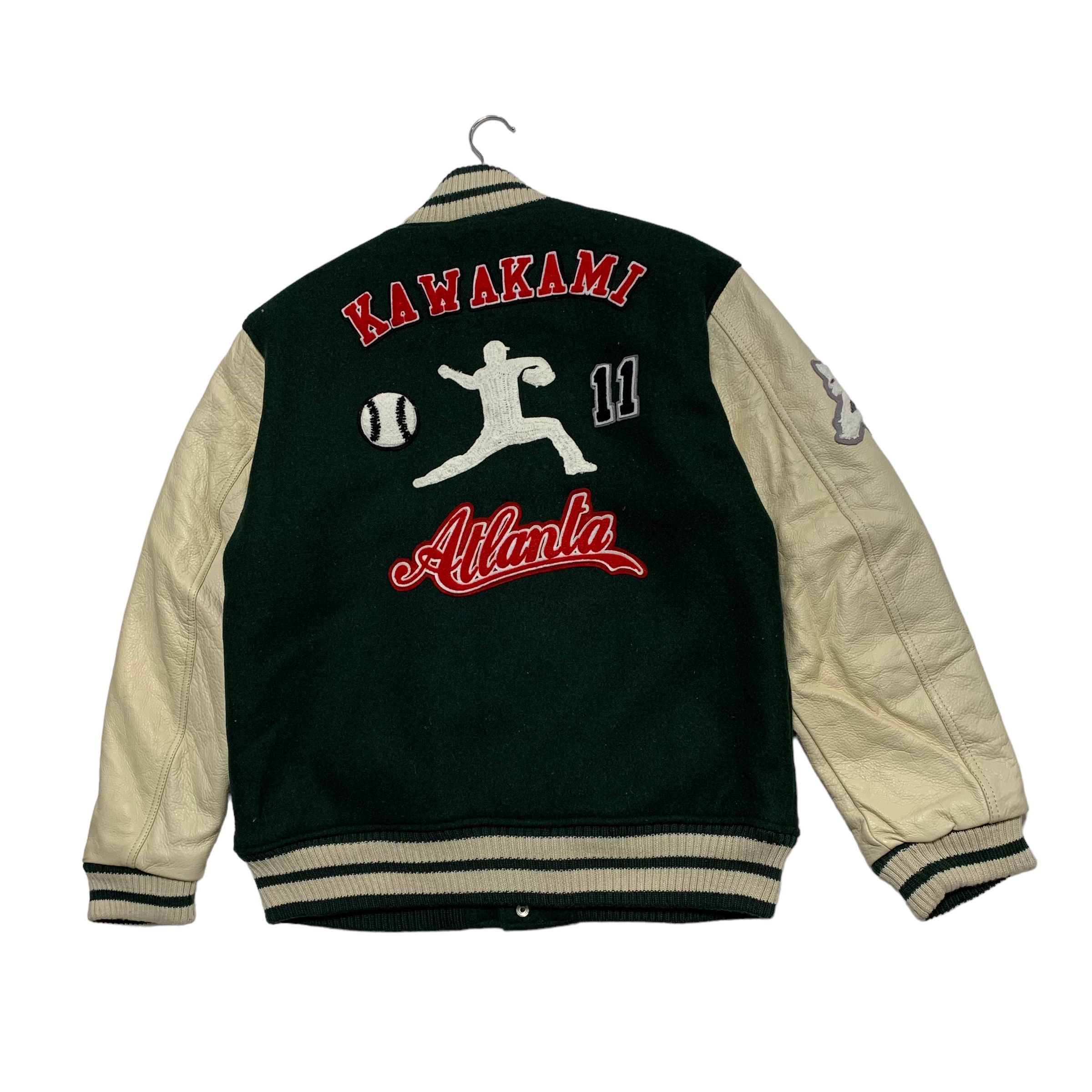 Japanese Brand Kawakami MLB Atlanta Brave Baseball Varsity Jacket Size US L / EU 52-54 / 3 - 2 Thumbnail