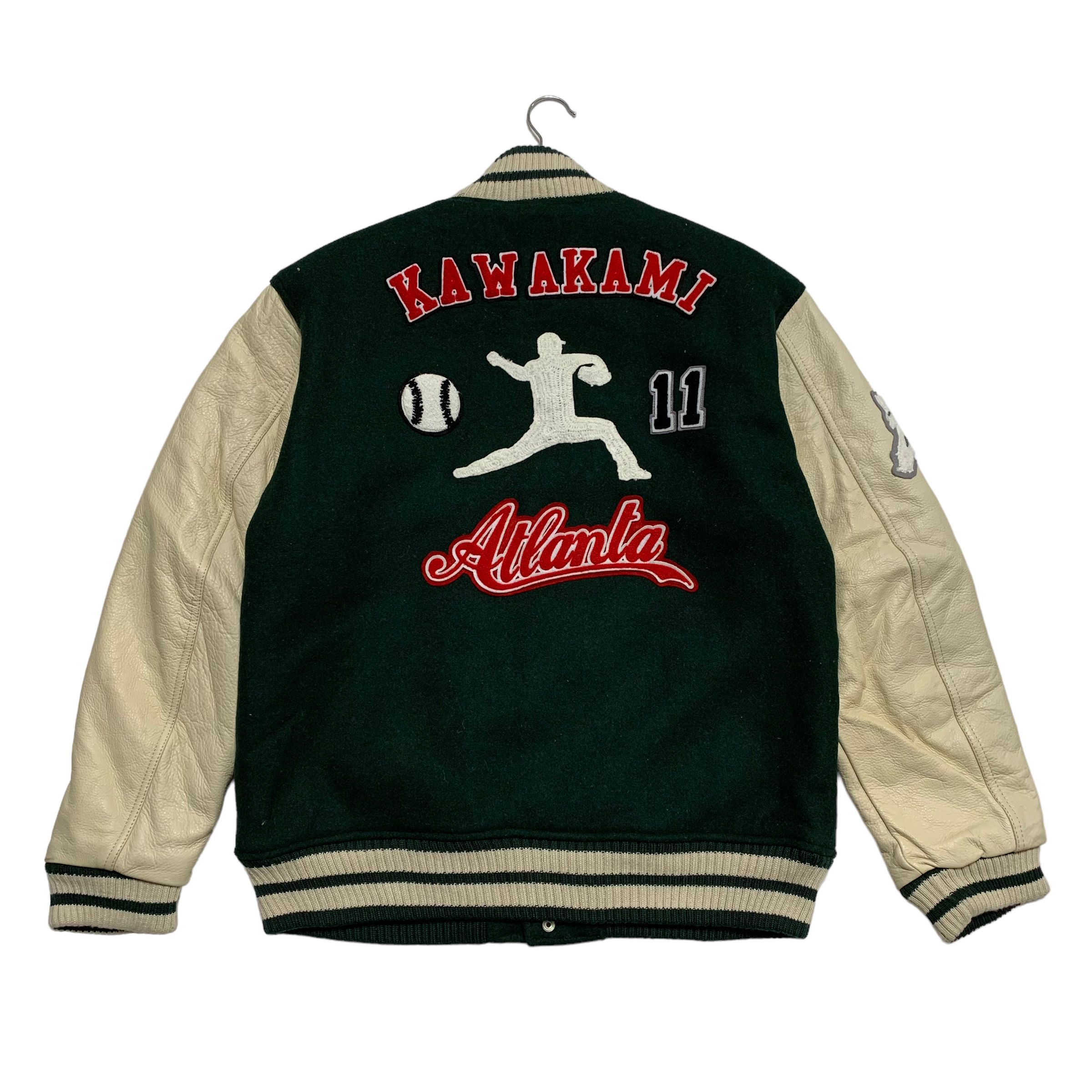Japanese Brand Kawakami MLB Atlanta Brave Baseball Varsity Jacket Size US L / EU 52-54 / 3 - 1 Thumbnail