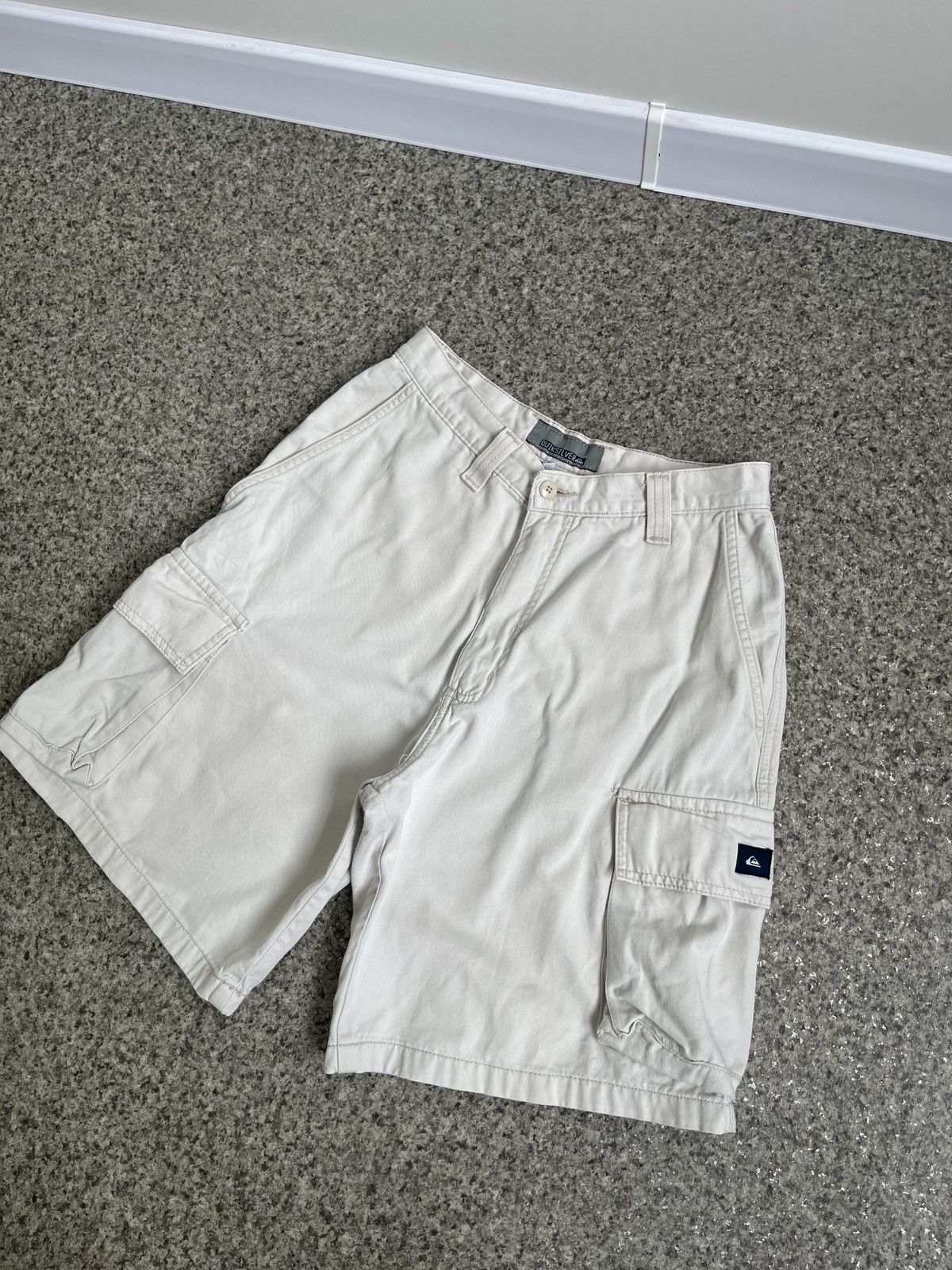 Quiksilver × Vintage VINTAGE CARGO Y2K QUIKSILVER mens shorts size 28 Size US 28 / EU 44 - 2 Thumbnail