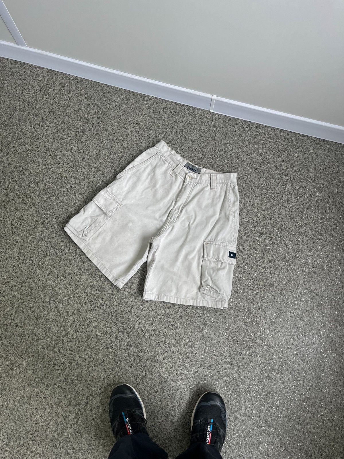 Quiksilver × Vintage VINTAGE CARGO Y2K QUIKSILVER mens shorts size 28 Size US 28 / EU 44 - 1 Thumbnail