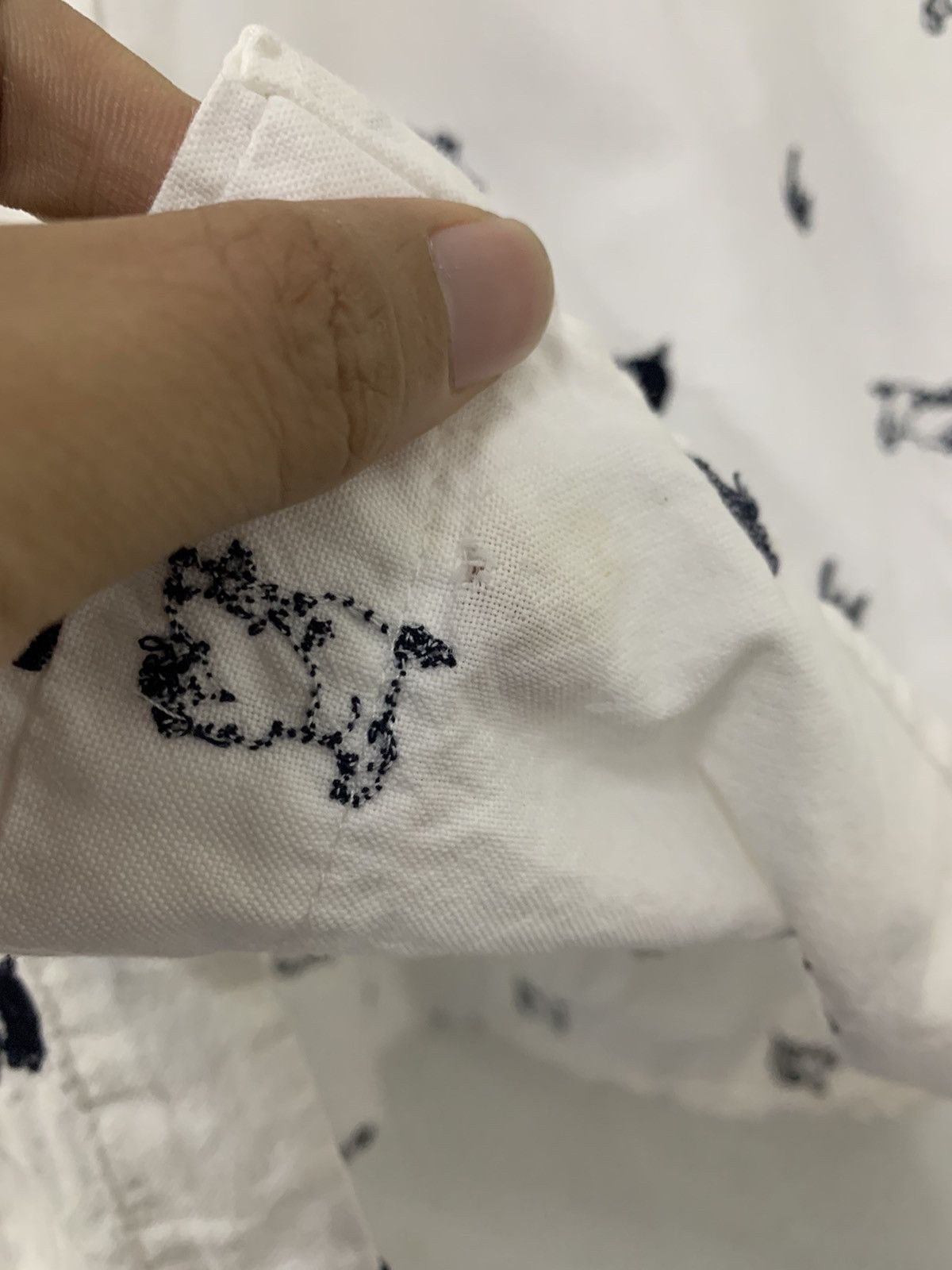 Japanese Brand × Studio D'Artisan Studio D’Artisan Embroidered Pig Beach Cotton Shirt Size US S / EU 44-46 / 1 - 4 Thumbnail