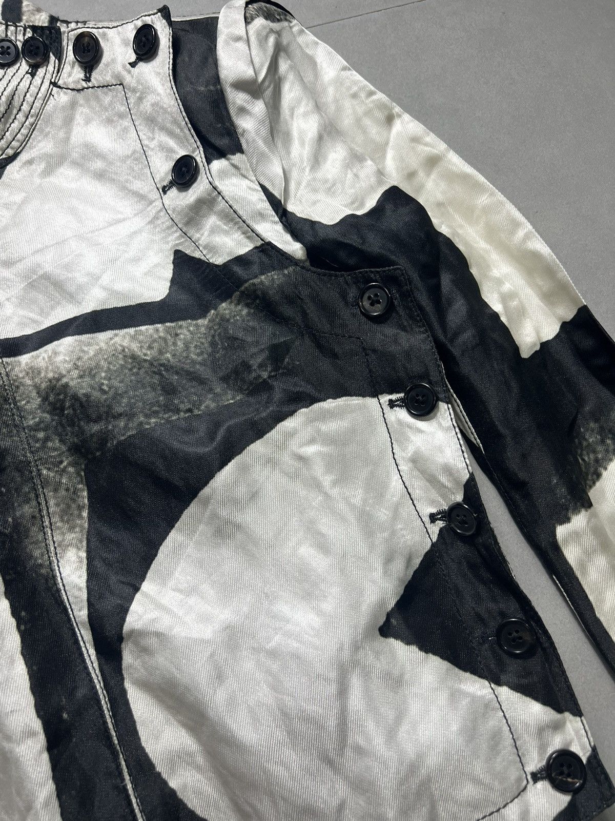 Ann Demeulemeester Ann Demeulemeester - S/S '11 Abstract Fencing Jacket Size XXS / US 00 / IT 34 - 4 Thumbnail