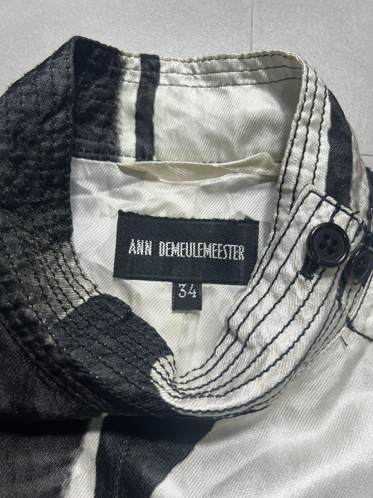 Ann Demeulemeester Ann Demeulemeester - S/S '11 Abstract Fencing Jacket Size XXS / US 00 / IT 34 - 9 Thumbnail