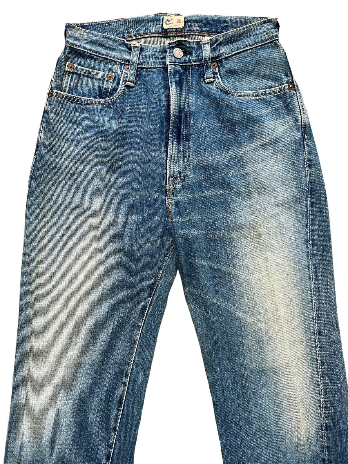 45rpm Vintage 45Rpm Japan Faded Distressed Baggy Jeans 26x33 Size 26" / US 2 / IT 38 - 4 Thumbnail