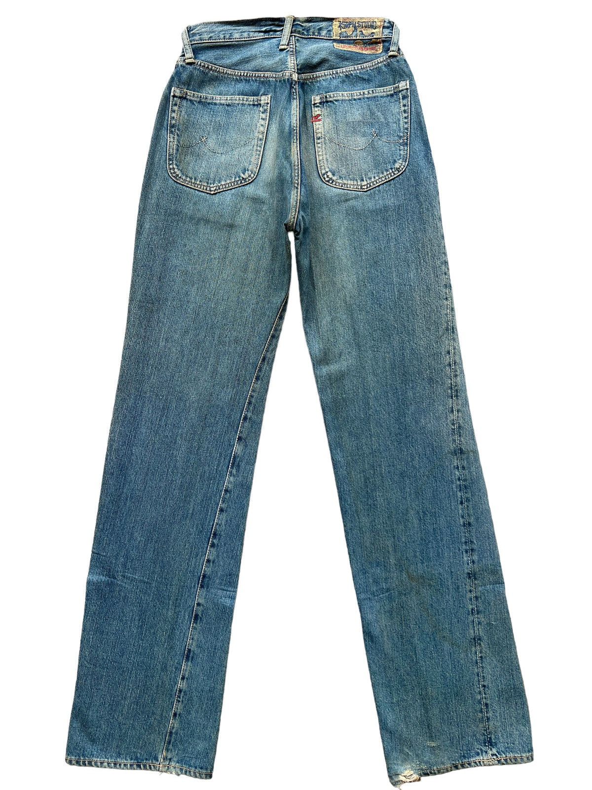 45rpm Vintage 45Rpm Japan Faded Distressed Baggy Jeans 26x33 Size 26" / US 2 / IT 38 - 3 Thumbnail
