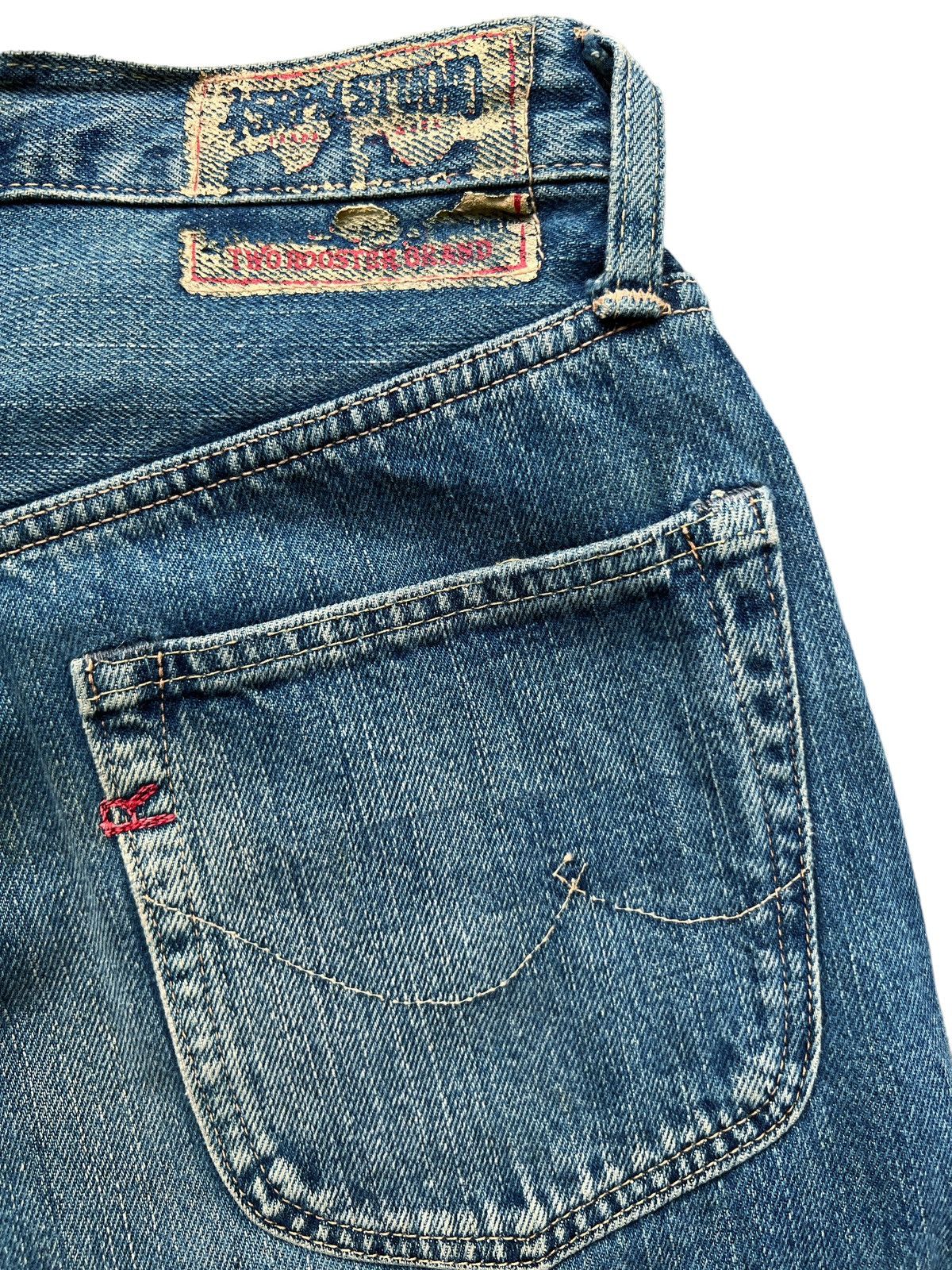 45rpm Vintage 45Rpm Japan Faded Distressed Baggy Jeans 26x33 Size 26" / US 2 / IT 38 - 10 Thumbnail