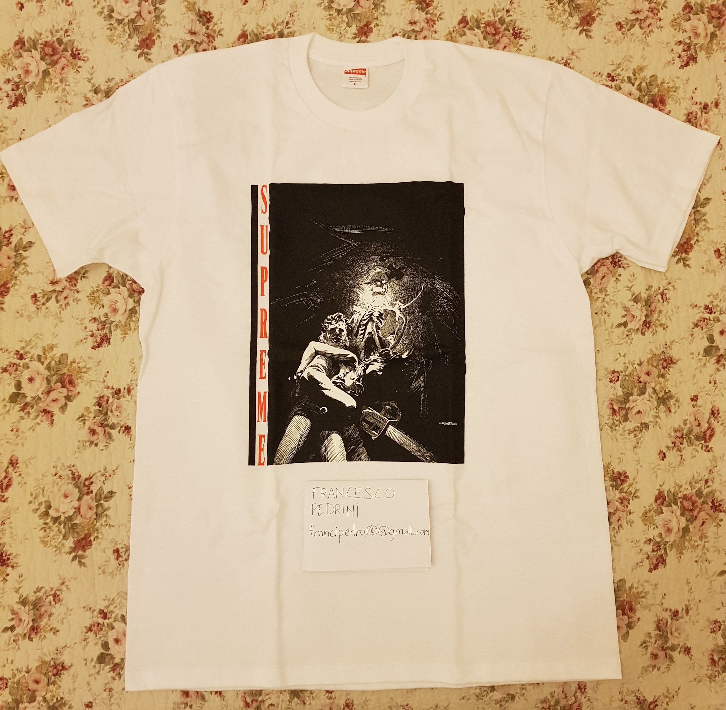 Horror tee supreme clearance