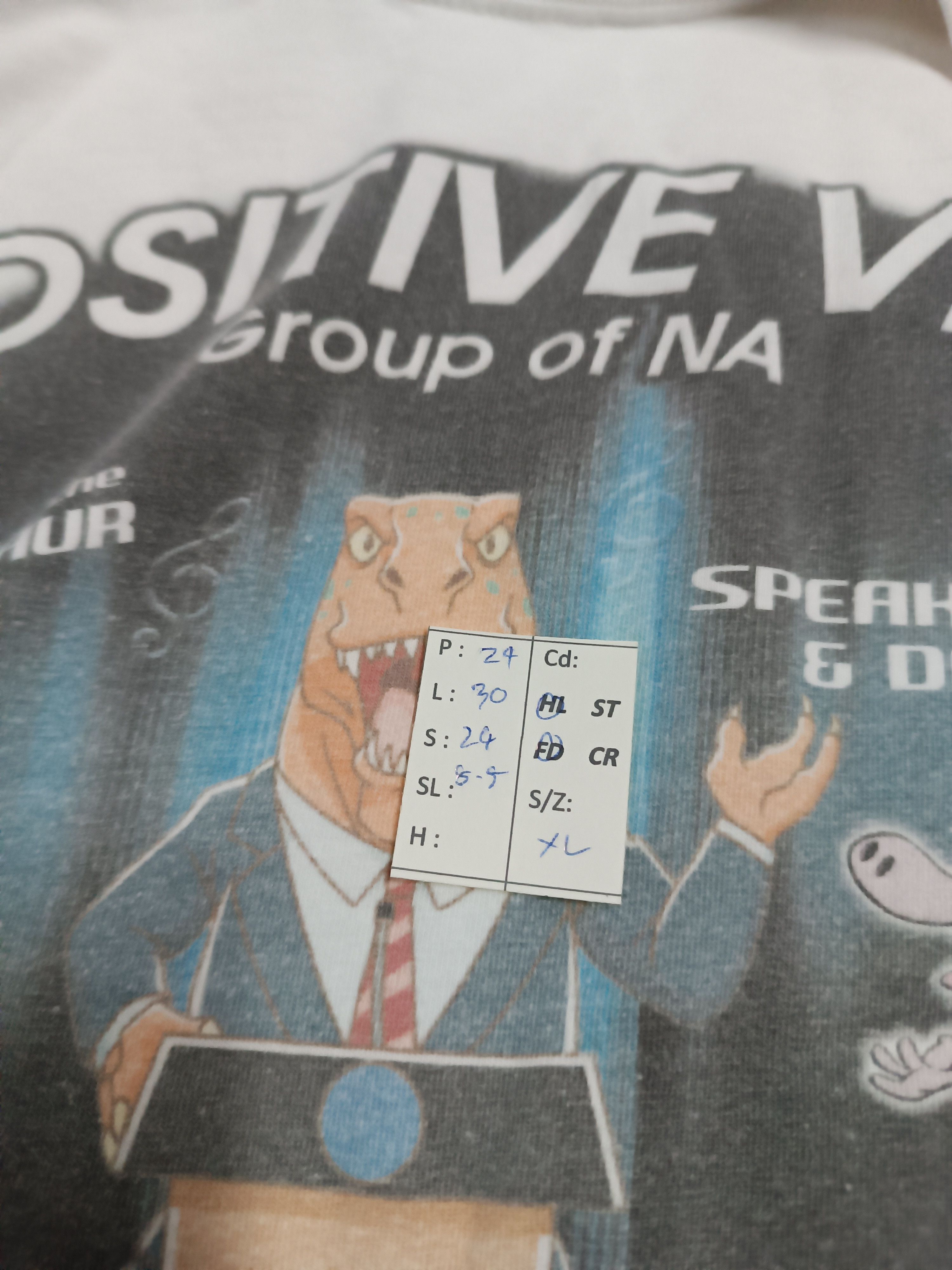 Vintage VINTAGE DINOSAUR POSITIVE VIBE JURASSIC DIGIMON POKEMON TEE Size US XL / EU 56 / 4 - 14 Thumbnail