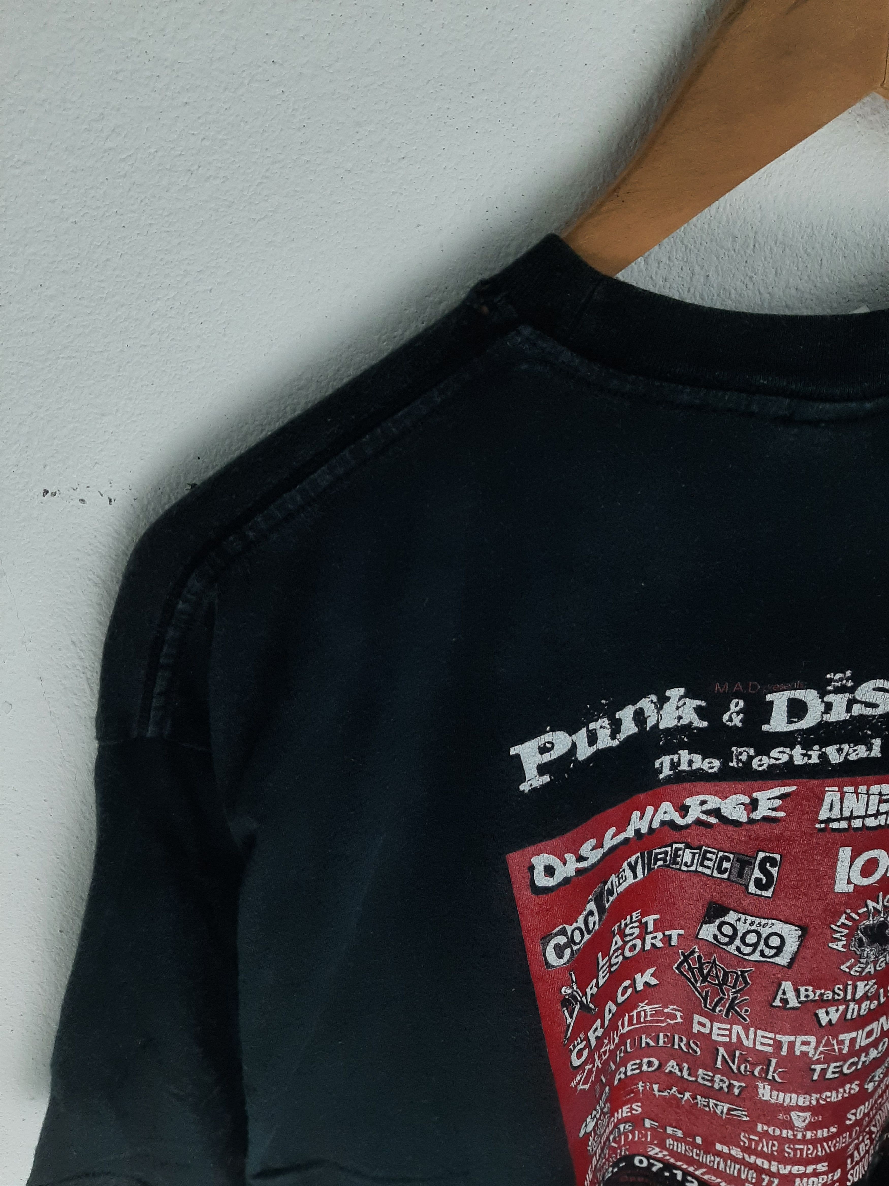 Band Tees VINTAGE 2000s PUNK & DISORDERLY FEST (discharge angelic) Size US L / EU 52-54 / 3 - 14 Thumbnail