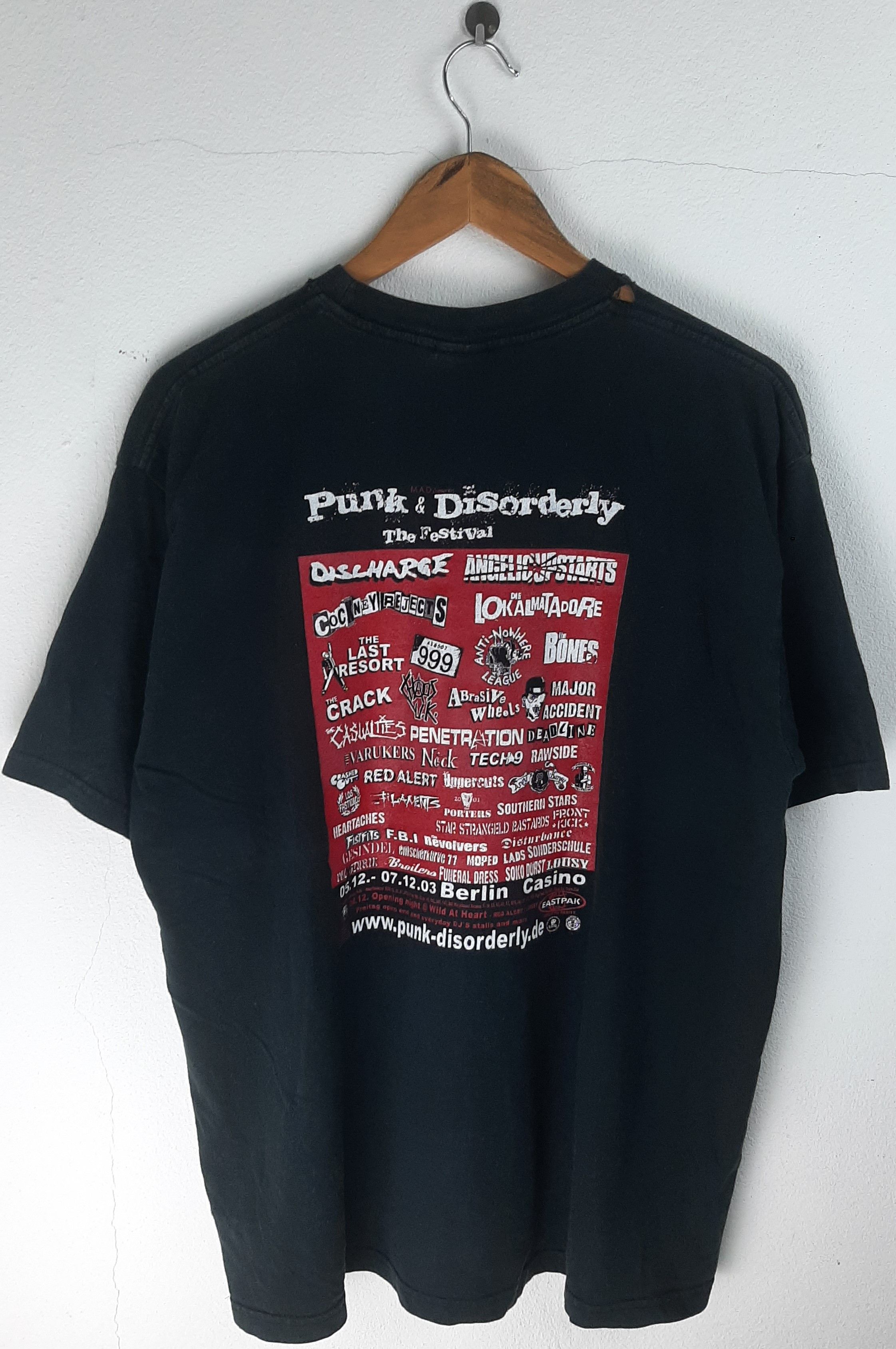 Band Tees VINTAGE 2000s PUNK & DISORDERLY FEST (discharge angelic) Size US L / EU 52-54 / 3 - 4 Thumbnail