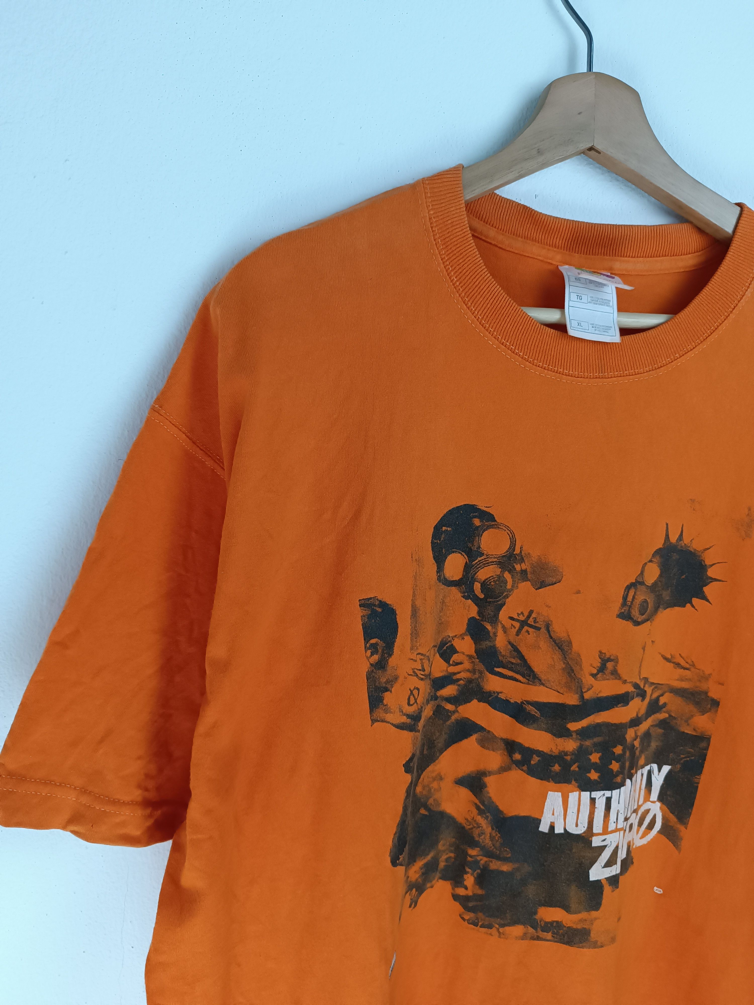 Band Tees VINTAGE Y2K AUTHORITY ZERO (bad religion greenday sum 41) Size US XL / EU 56 / 4 - 6 Thumbnail