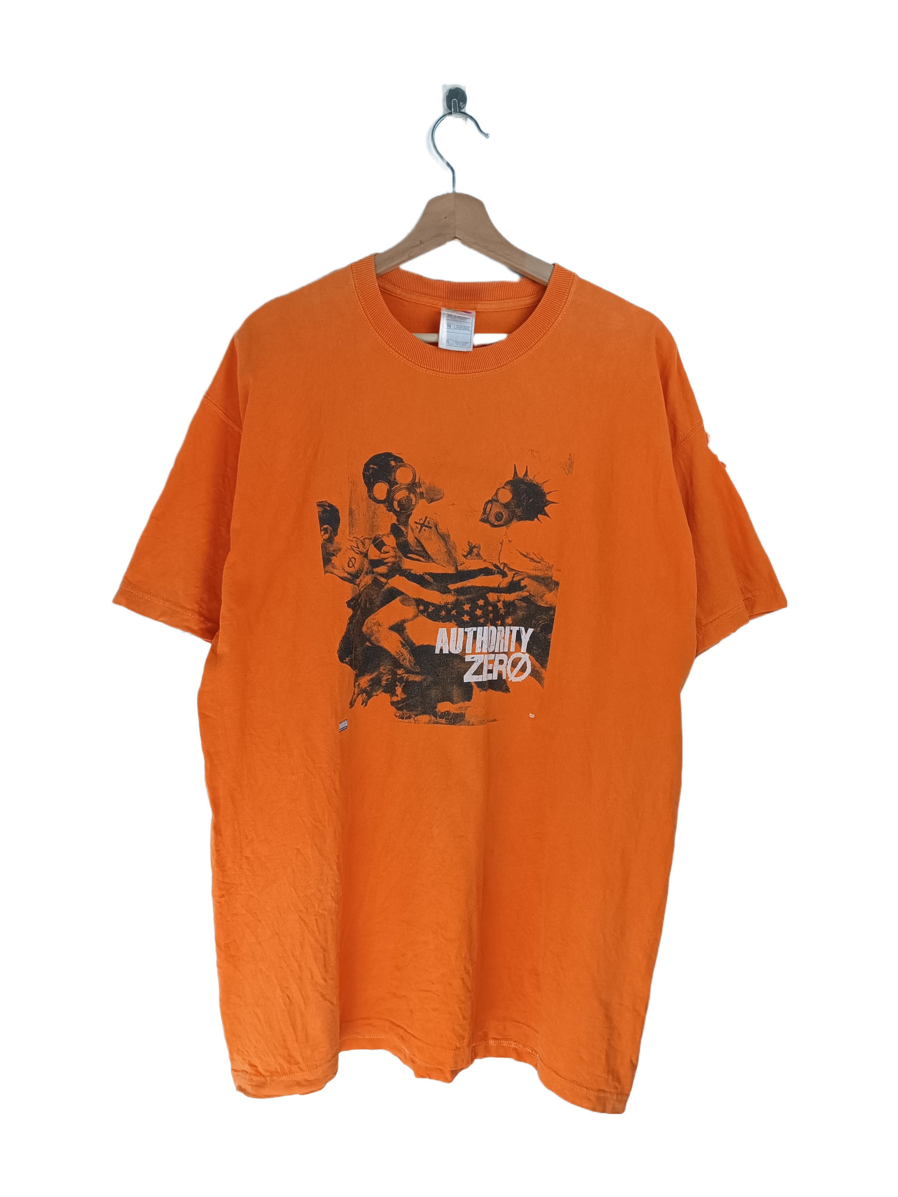 Band Tees VINTAGE Y2K AUTHORITY ZERO (bad religion greenday sum 41) Size US XL / EU 56 / 4 - 1 Thumbnail