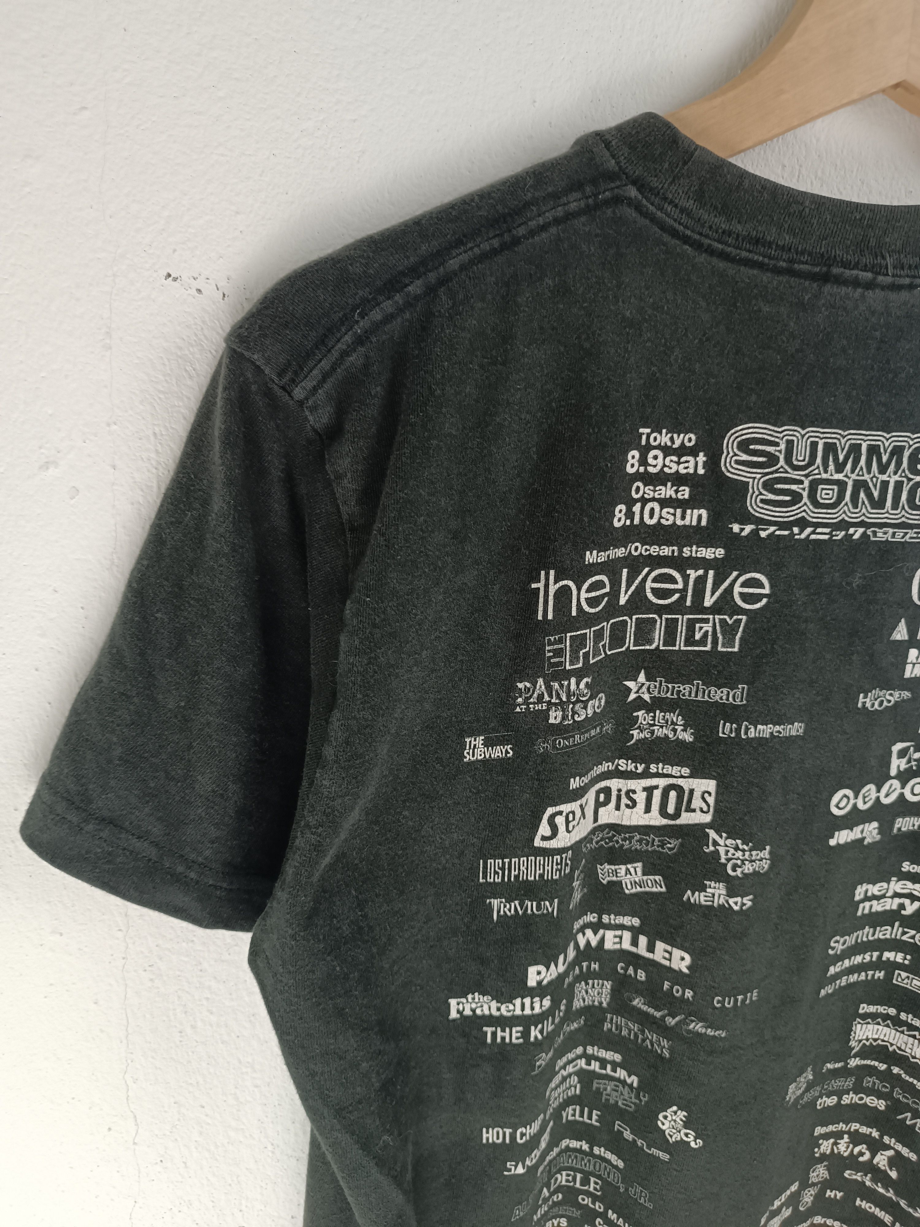Band Tees VINTAGE SUMMER SONIC FEST (coldplay prodigy kooks) Size US M / EU 48-50 / 2 - 9 Thumbnail