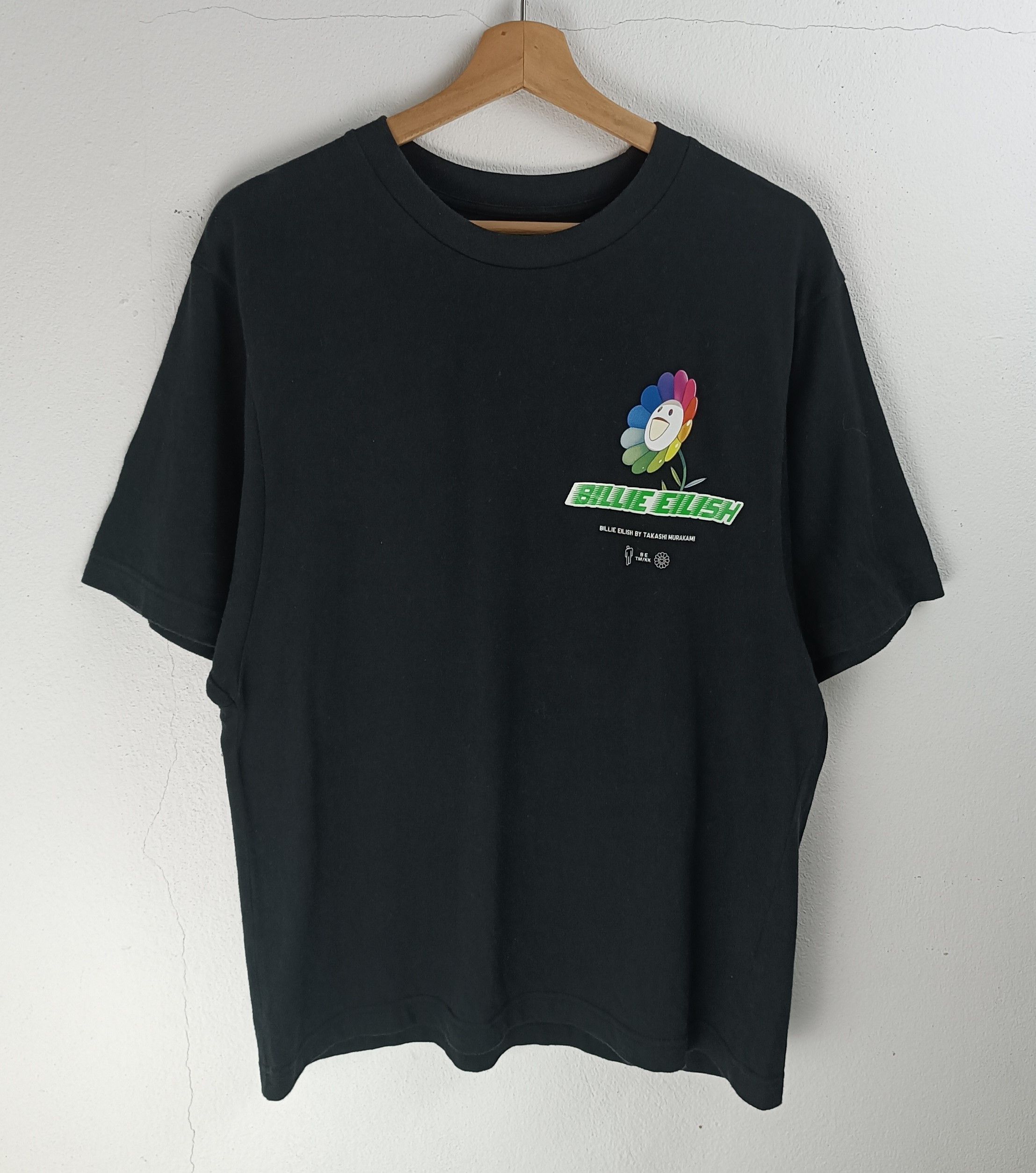 Billie Eilish BILLIE EILISH X TAKASHI MURAKAMI BOXY FLOWER BAD BOY TEE Size M / US 6-8 / IT 42-44 - 3 Thumbnail
