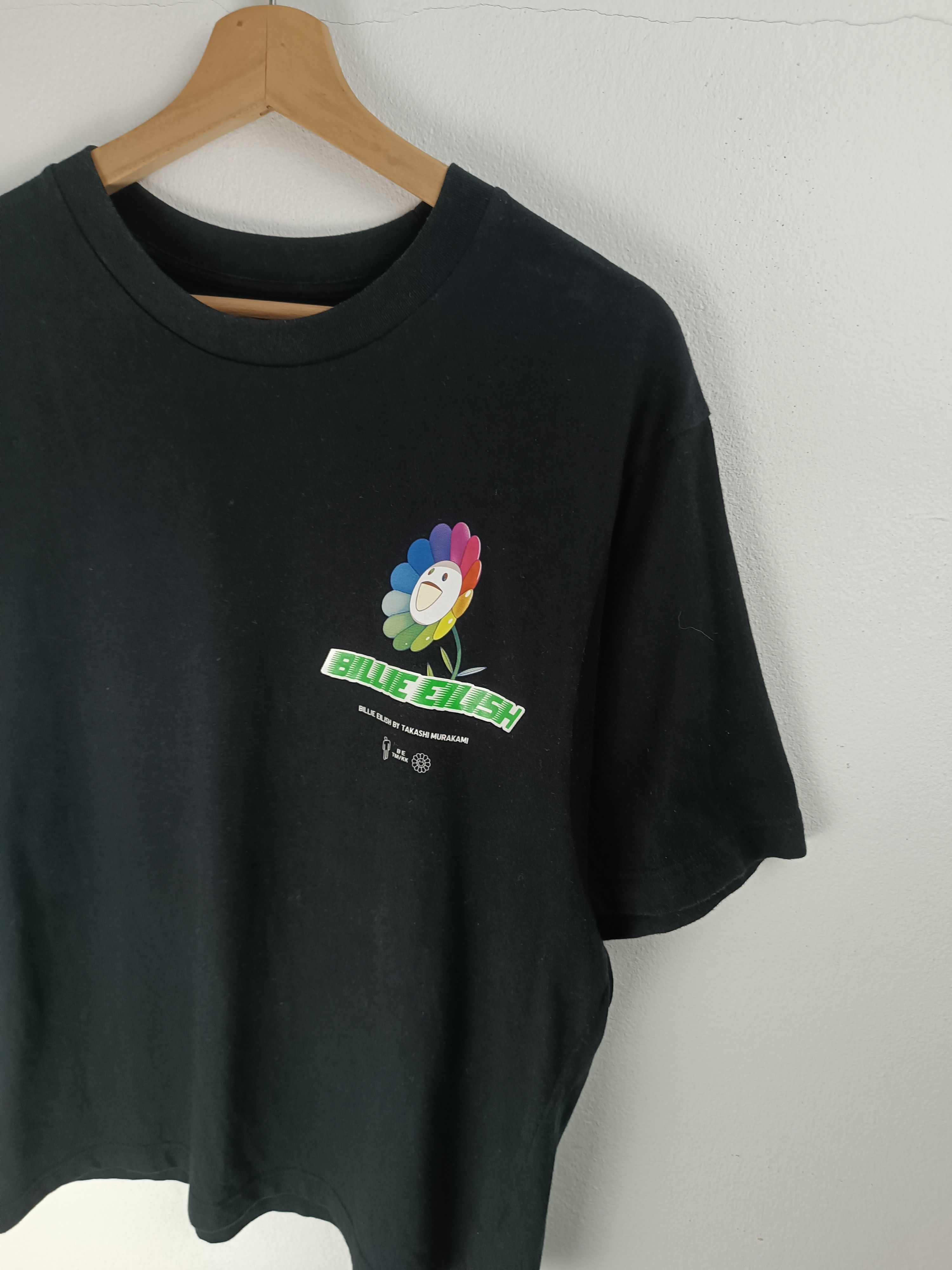 Billie Eilish BILLIE EILISH X TAKASHI MURAKAMI BOXY FLOWER BAD BOY TEE Size M / US 6-8 / IT 42-44 - 7 Thumbnail