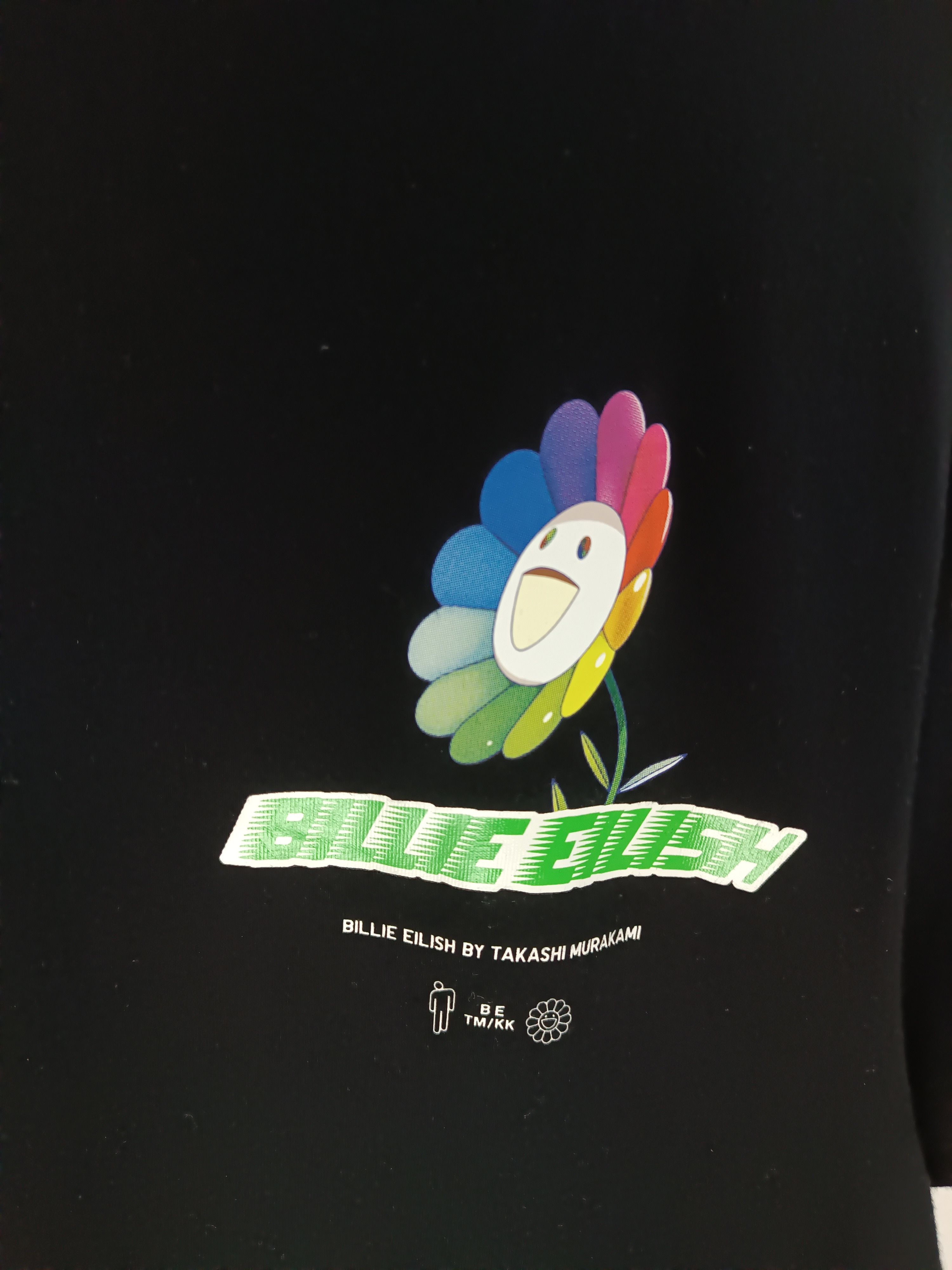 Billie Eilish BILLIE EILISH X TAKASHI MURAKAMI BOXY FLOWER BAD BOY TEE Size M / US 6-8 / IT 42-44 - 8 Thumbnail