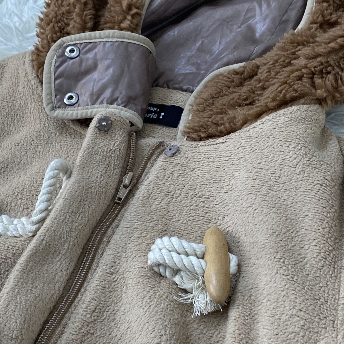 mercibeaucoup Mercibeaucoup Fleece Duffle Canis Lupus Hoodie Size US M / EU 48-50 / 2 - 18 Thumbnail