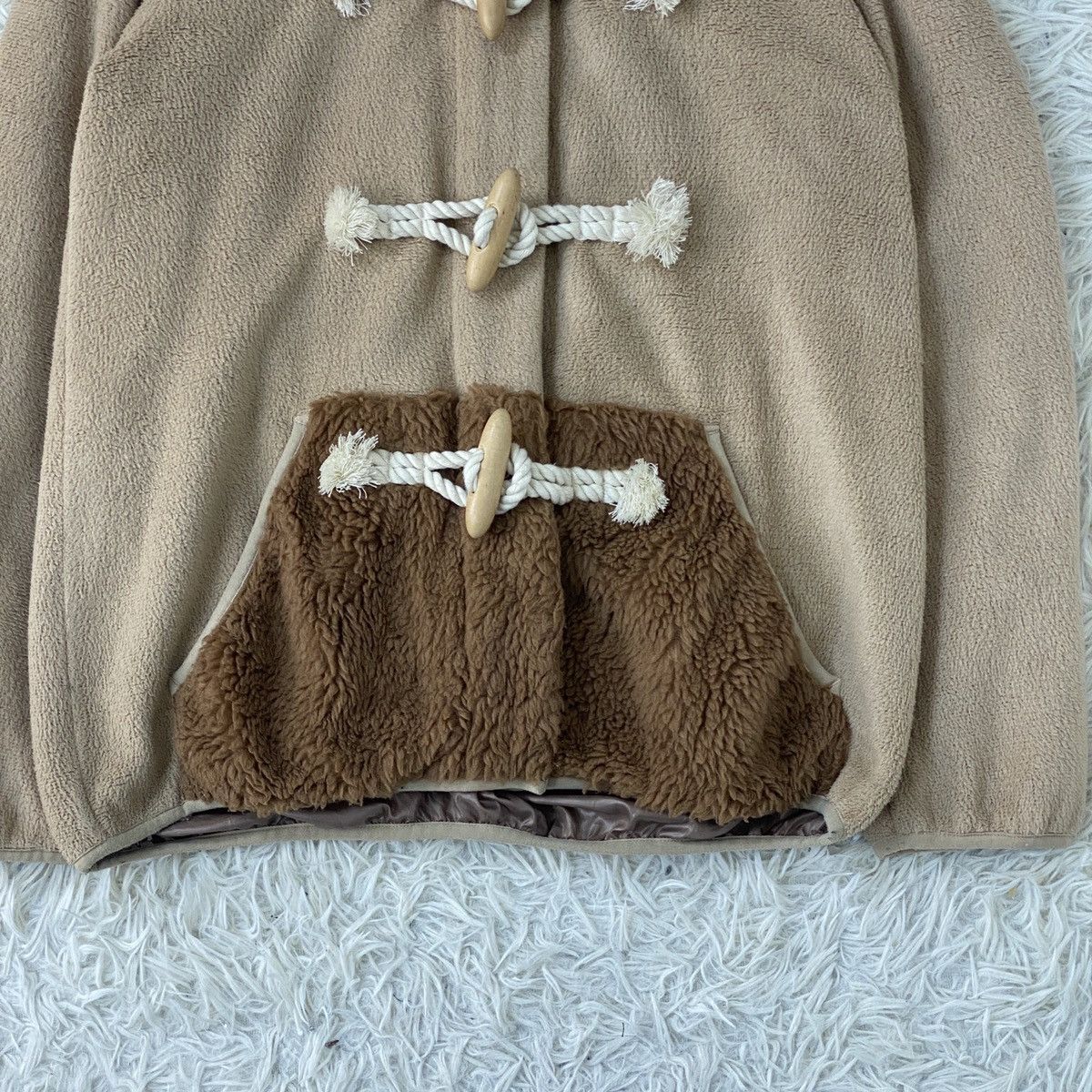 mercibeaucoup Mercibeaucoup Fleece Duffle Canis Lupus Hoodie Size US M / EU 48-50 / 2 - 6 Thumbnail