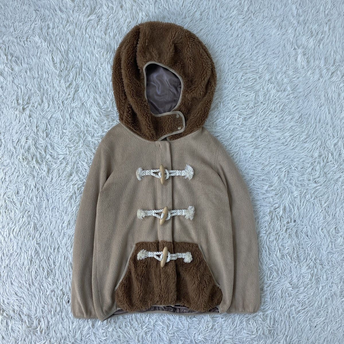 mercibeaucoup Mercibeaucoup Fleece Duffle Canis Lupus Hoodie Size US M / EU 48-50 / 2 - 2 Thumbnail