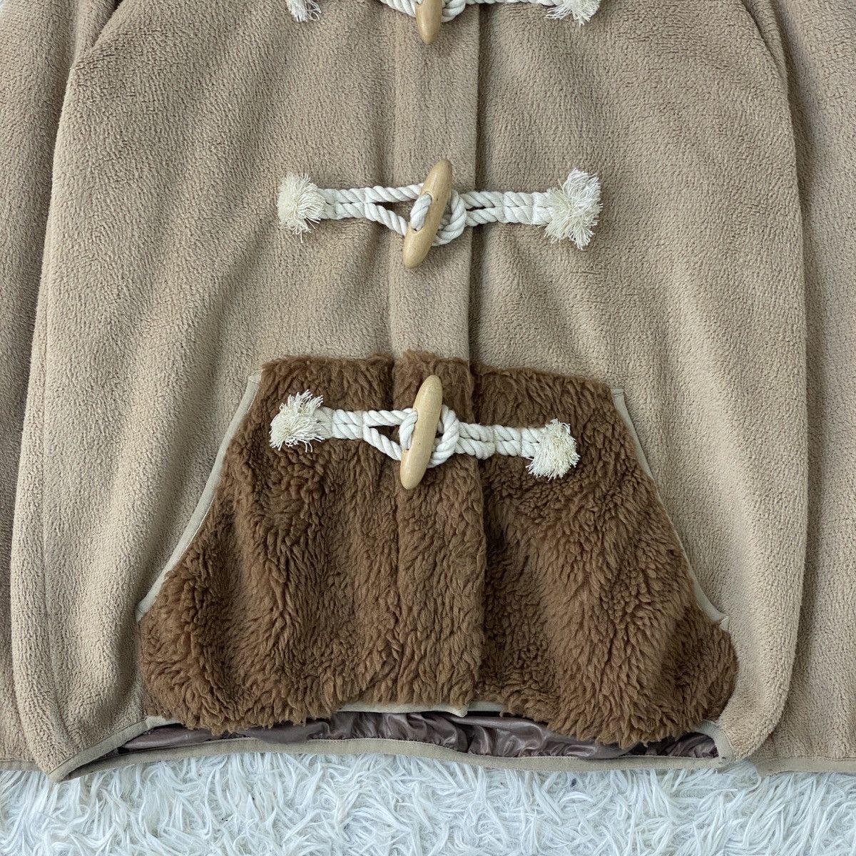 mercibeaucoup Mercibeaucoup Fleece Duffle Canis Lupus Hoodie Size US M / EU 48-50 / 2 - 8 Thumbnail