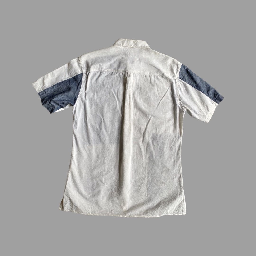 Yohji Yamamoto Yohji Yamamoto Pour Homme Produce Denim Paychwork Shirt Size US M / EU 48-50 / 2 - 4 Thumbnail