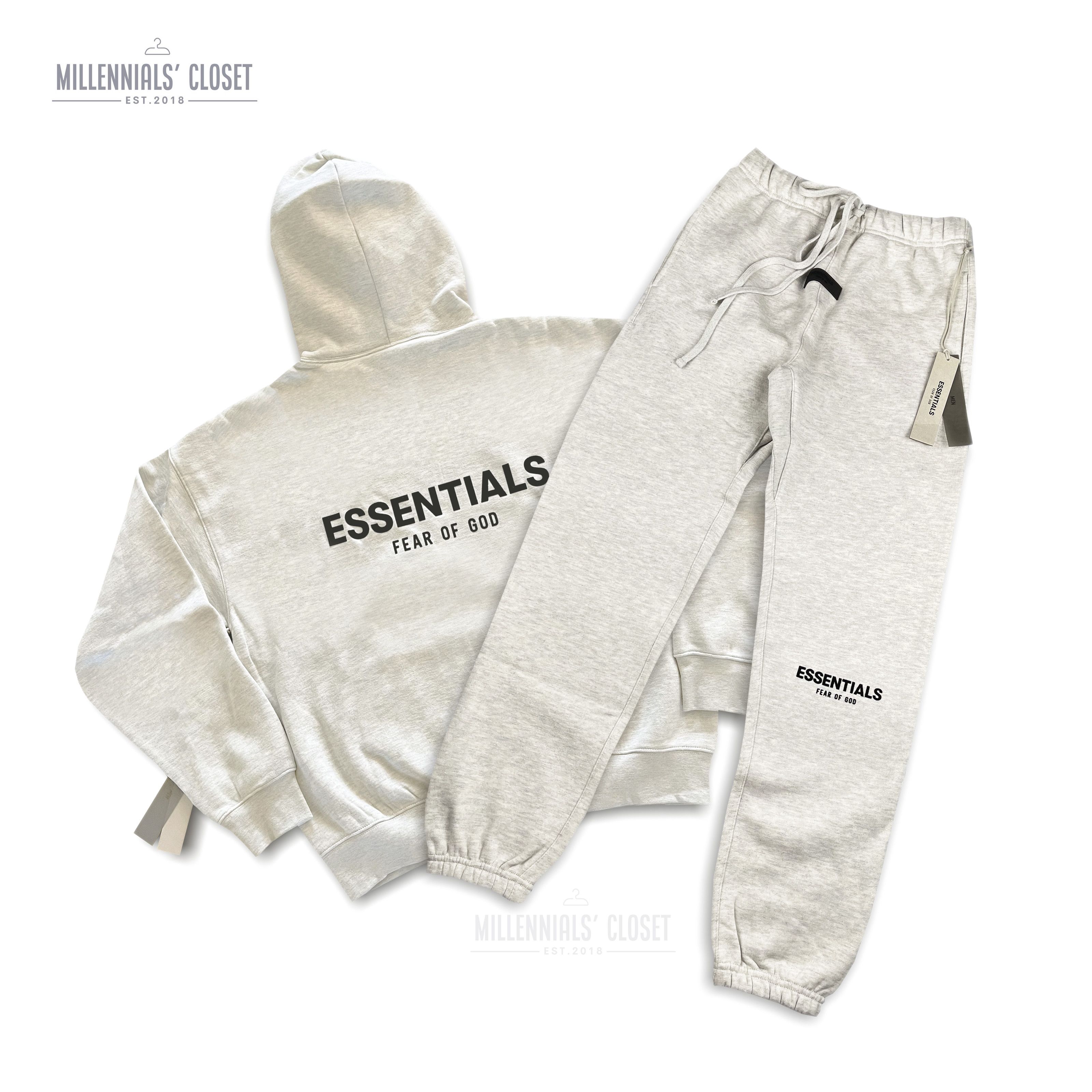 image of Essentials Tracksuit Light Oatmeal 2022 Size Xs, Men's