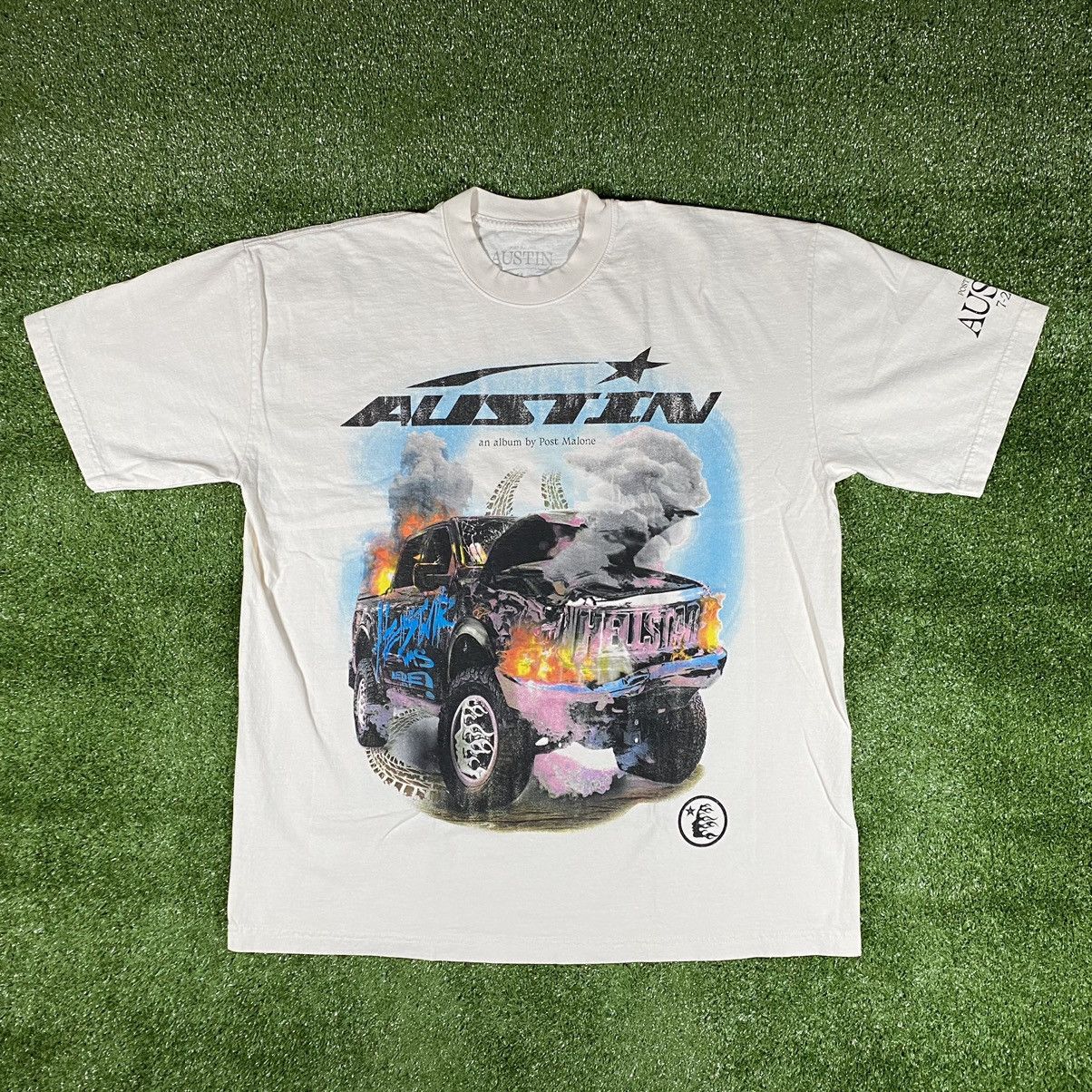 HELLSTAR × Hype × Streetwear Hellstar x Post Malone Austin T-shirt ...