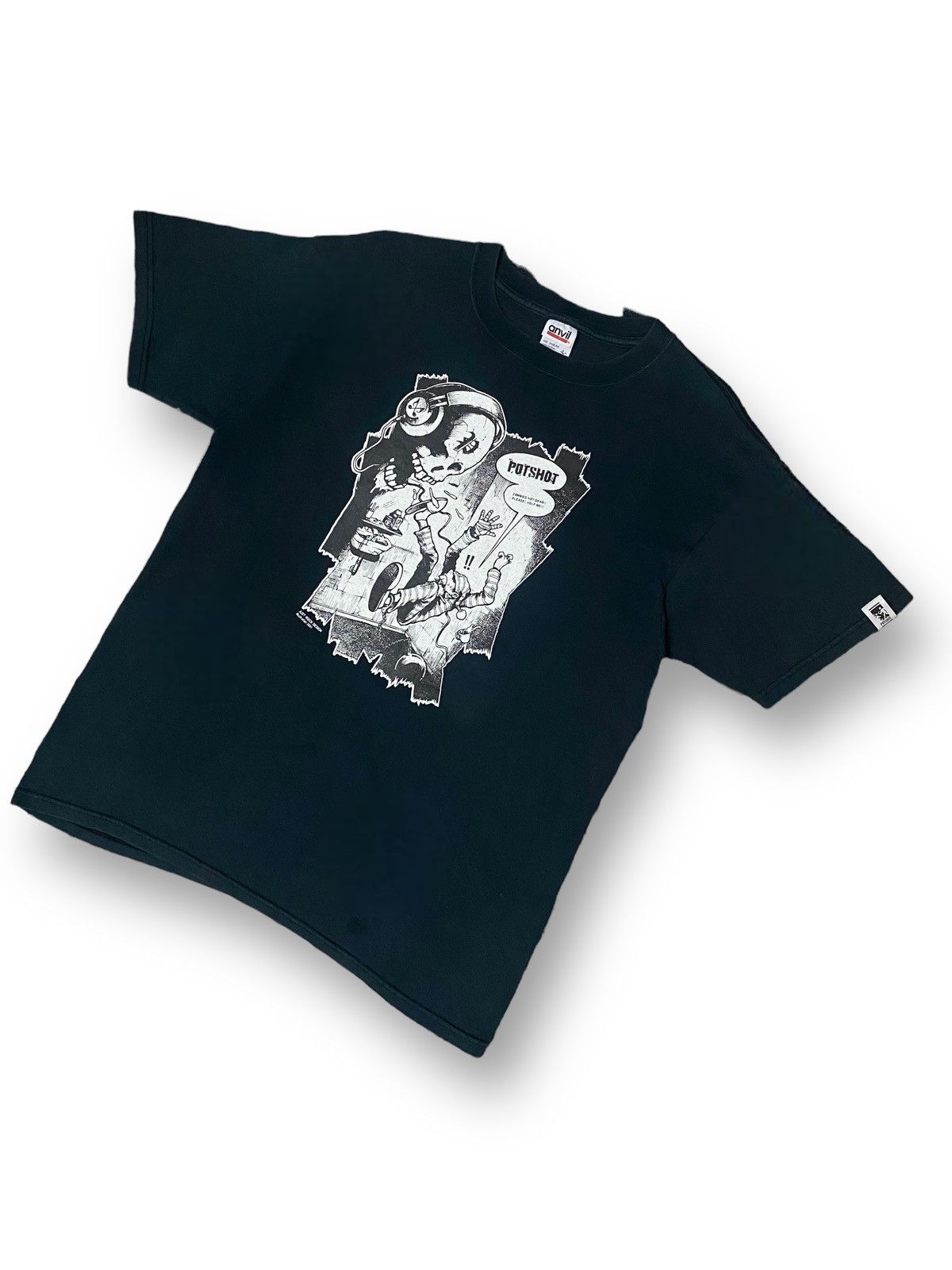 Band Tees Anvil Japan Tee Illustration 2001 Potshot Zombie Not Dead Size US M / EU 48-50 / 2 - 3 Thumbnail