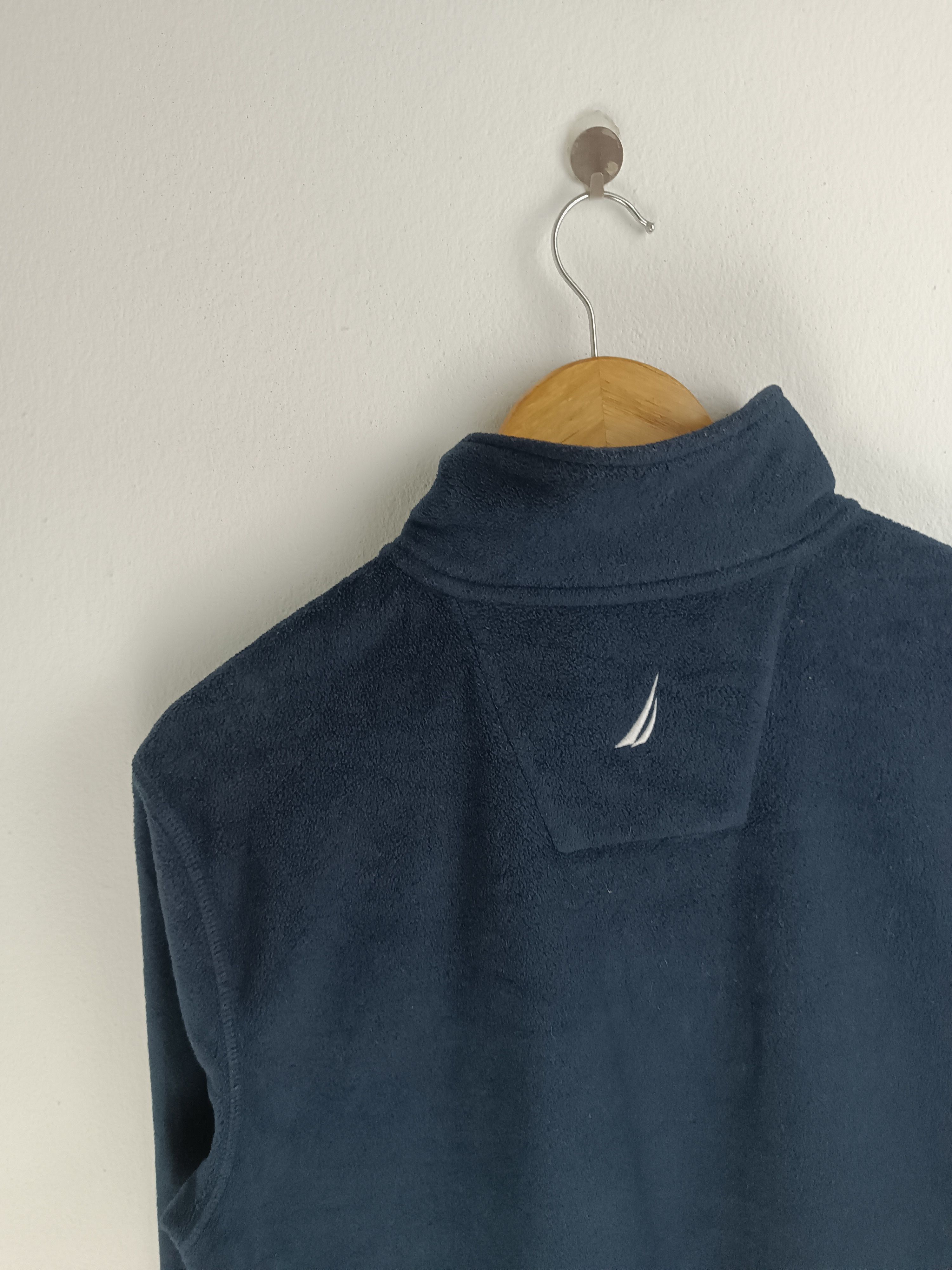 Nautica VINTAGE NAUTICA FLEECE HALF ZIPPER VERY RARE JACKET Size US M / EU 48-50 / 2 - 10 Thumbnail