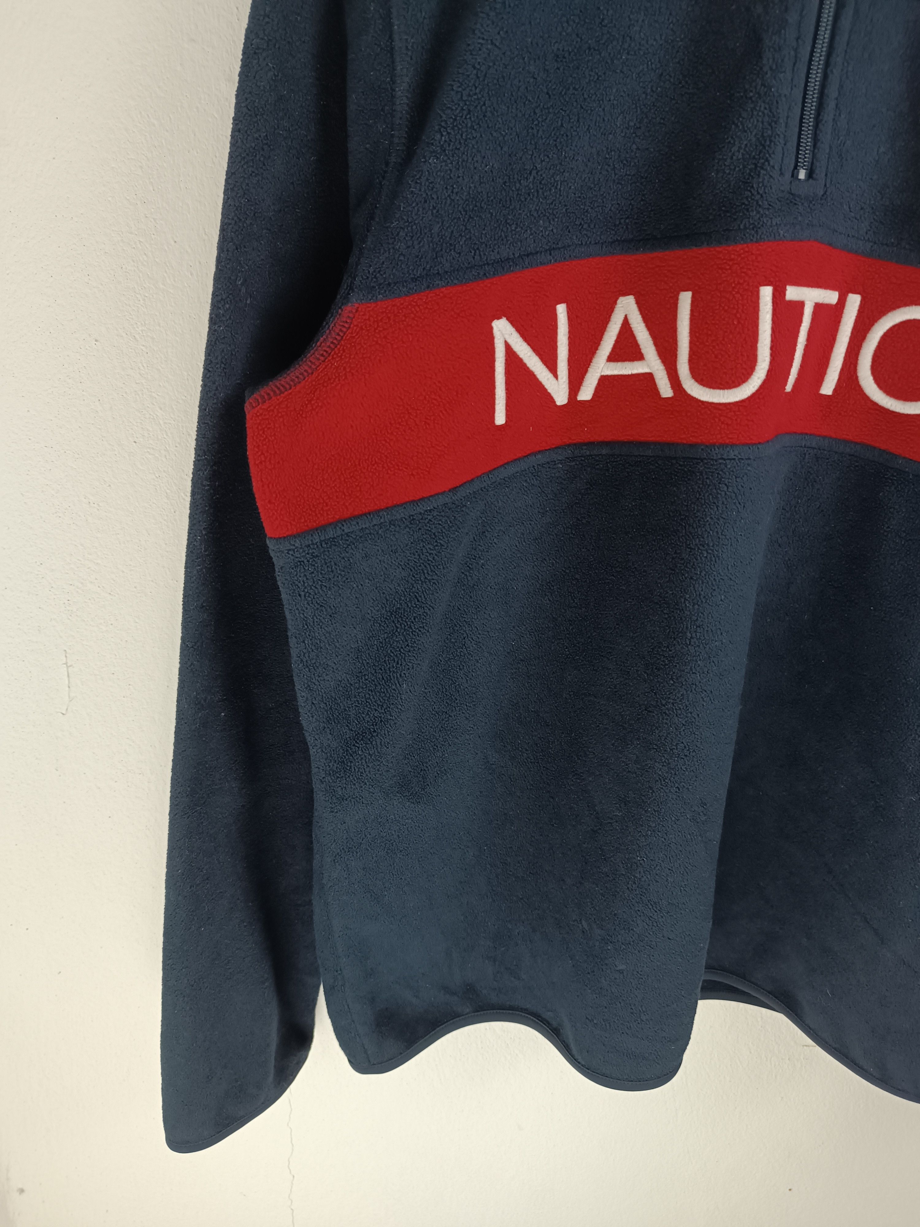 Nautica VINTAGE NAUTICA FLEECE HALF ZIPPER VERY RARE JACKET Size US M / EU 48-50 / 2 - 9 Thumbnail