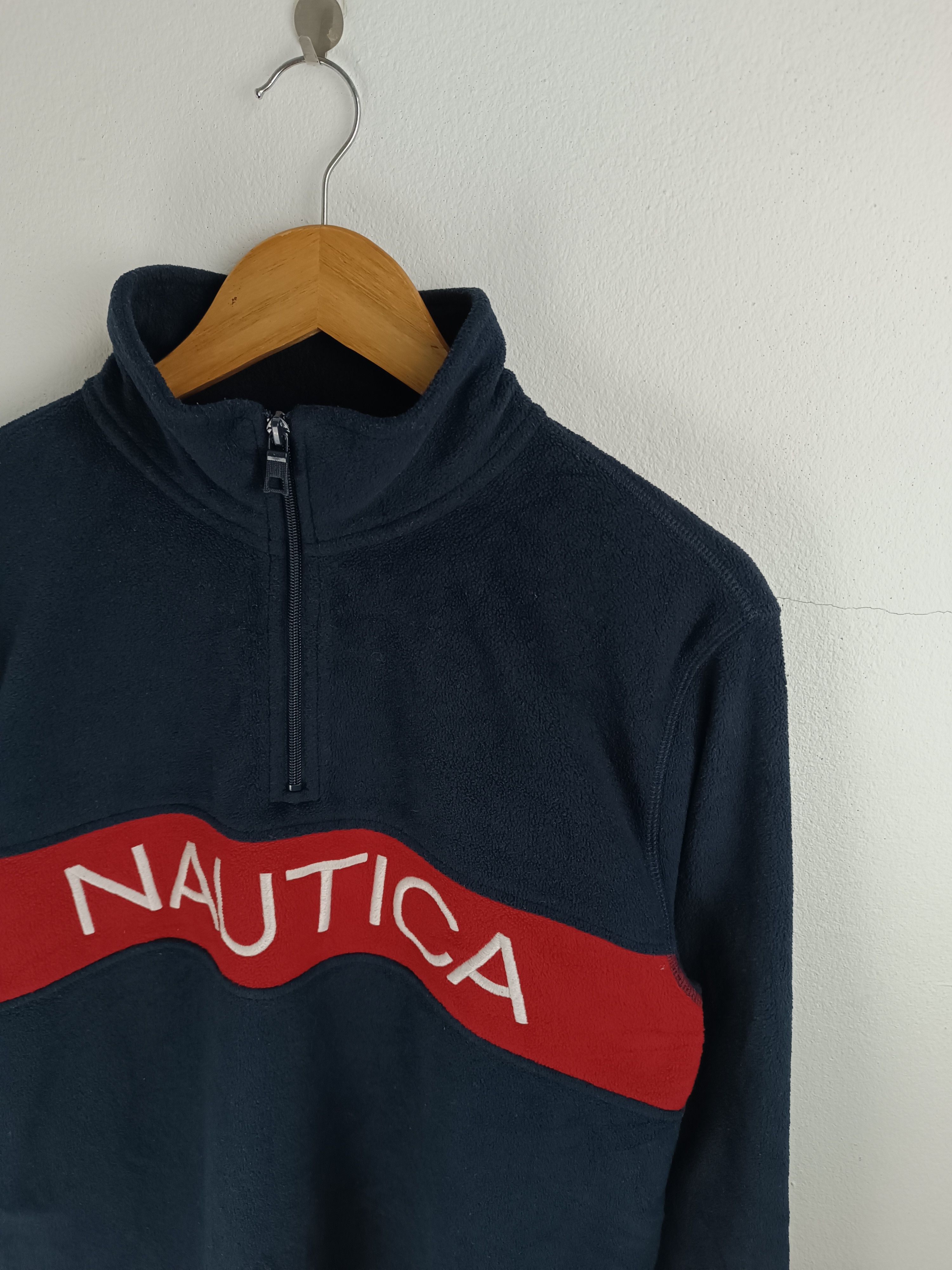 Nautica VINTAGE NAUTICA FLEECE HALF ZIPPER VERY RARE JACKET Size US M / EU 48-50 / 2 - 13 Thumbnail