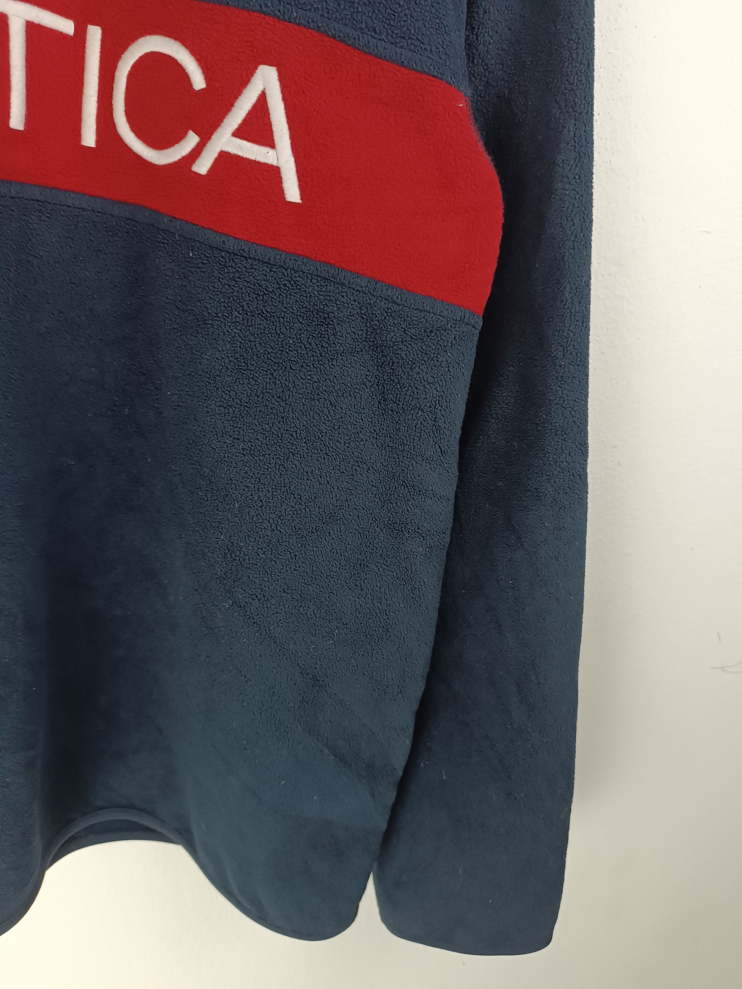 Nautica VINTAGE NAUTICA FLEECE HALF ZIPPER VERY RARE JACKET Size US M / EU 48-50 / 2 - 8 Thumbnail