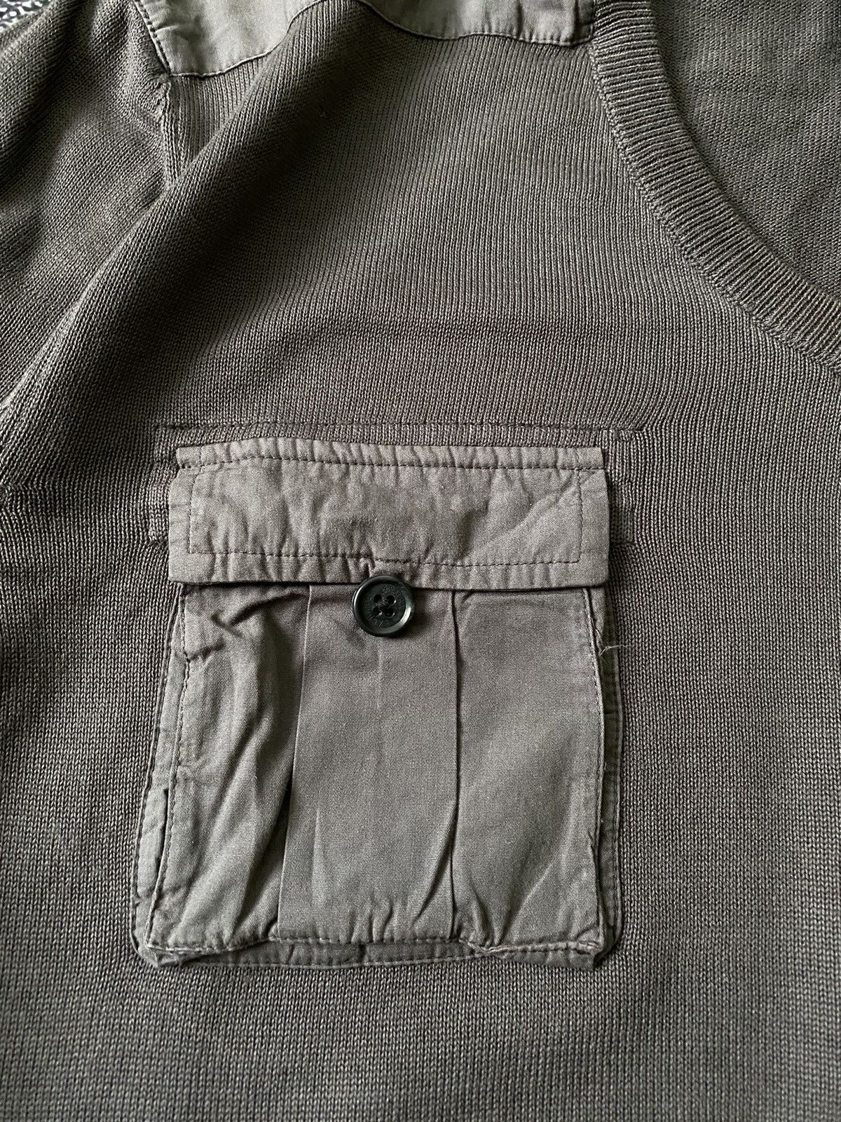 Armani Exchange Armani Exchange Lightweight Nylon Pocket Knit Sweater Size US XL / EU 56 / 4 - 3 Thumbnail